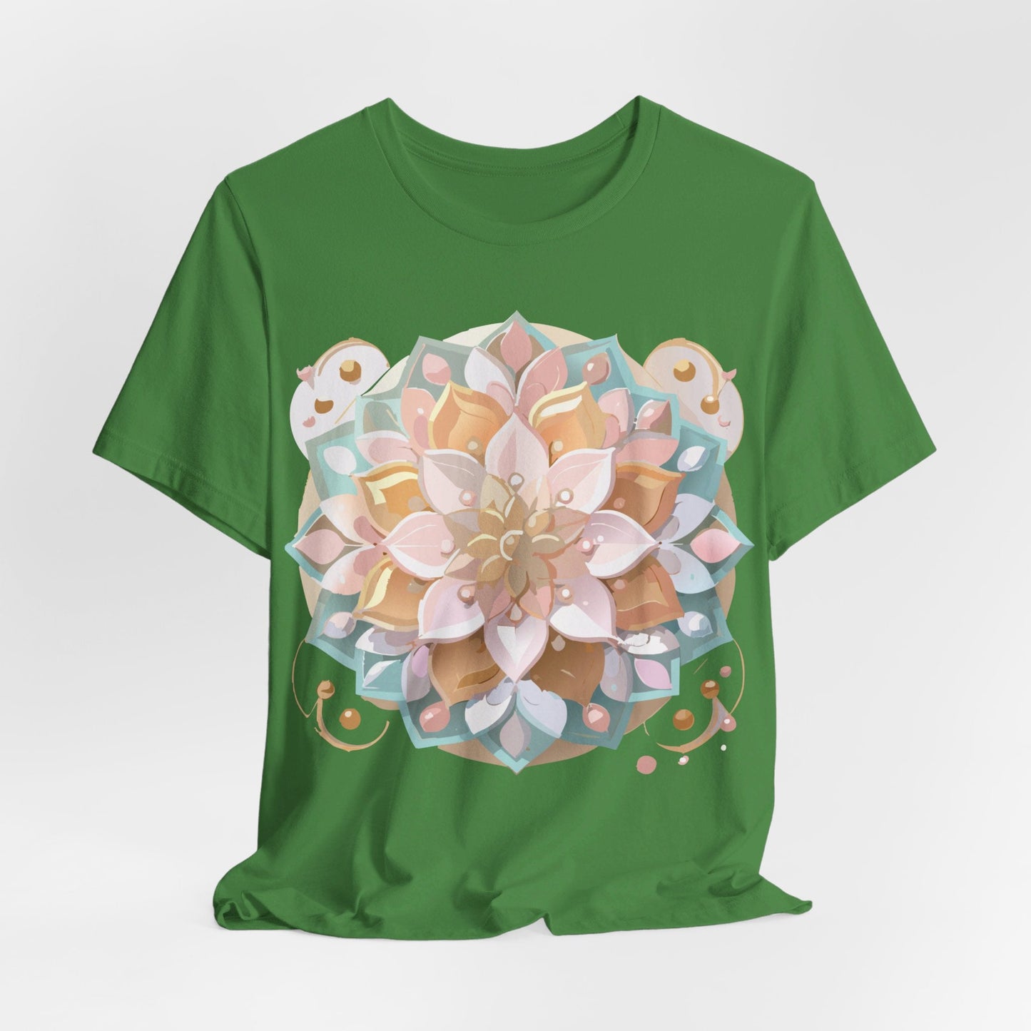Adelpha Mandala Graphic Tee Unisex Short Sleeve Jersey Shirt Vintage Inspired Artwork
