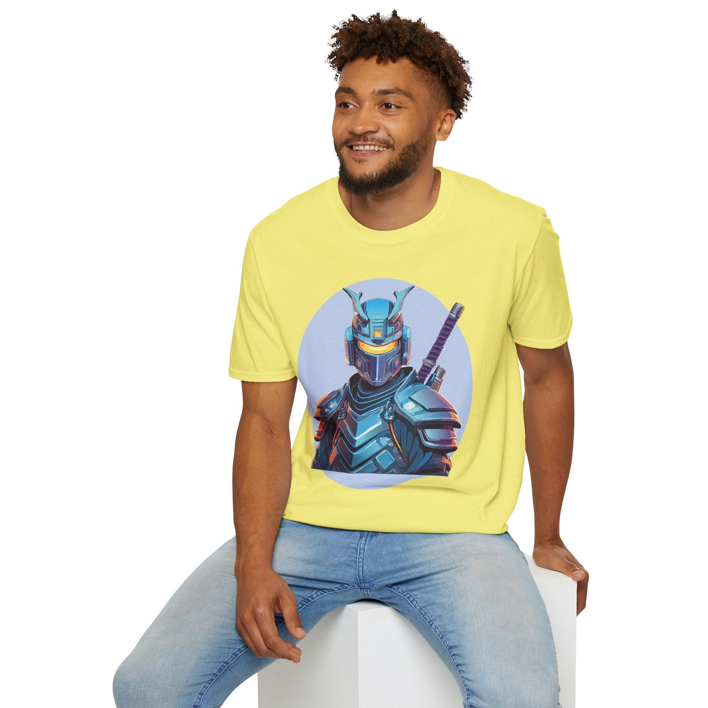 Samurai Shirt Unisex Softstyle Tee 64000 Gildan 100 Percent Ring Spun Cotton Comfort Fit