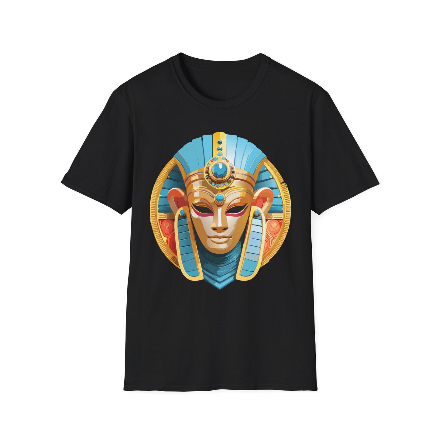 Mask Tee Shirt Unisex Softstyle Short Sleeve Art Design T Shirt 100 Percent Ring Spun Cotton
