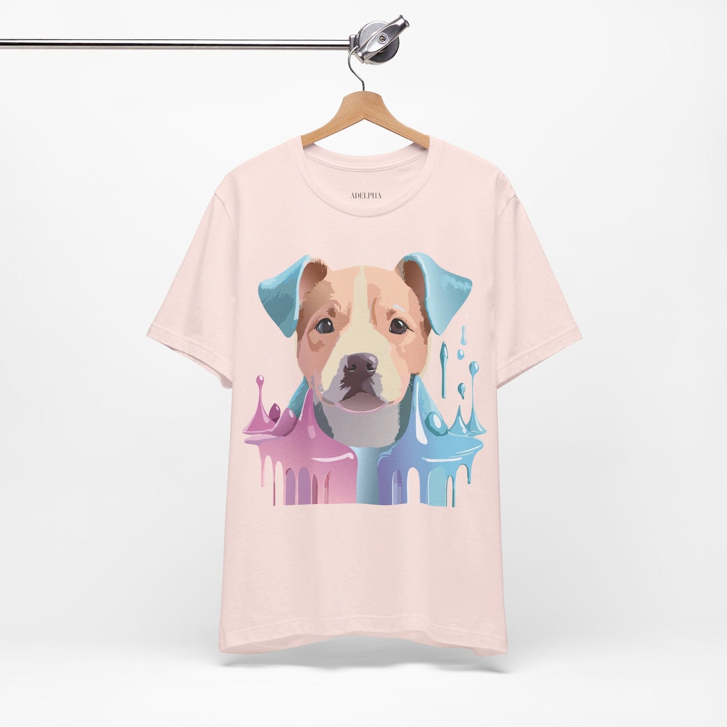 Dog Graphic T Shirt Unisex Jersey Short Sleeve Adelpha Vintage Art Tee Premium Comfort