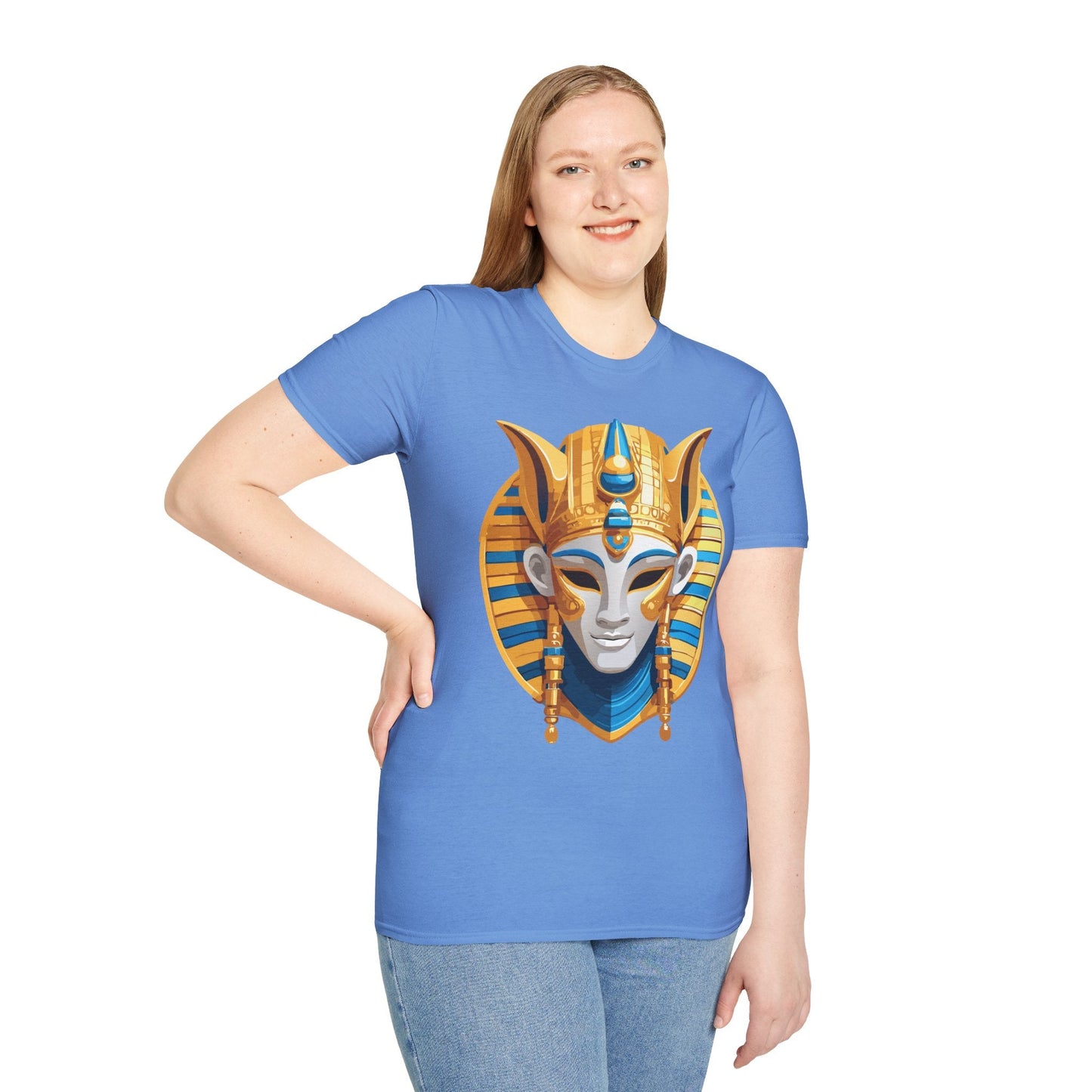Mask Graphic Unisex Cotton Masquerade Design Artwork Tee 20