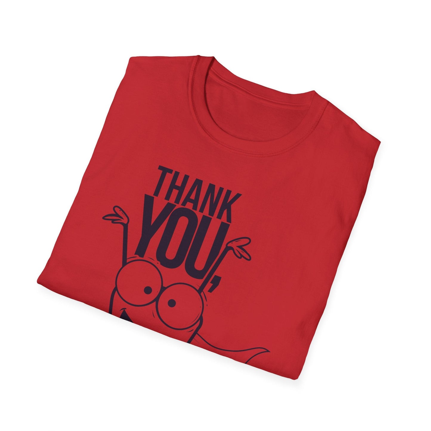 Cartoon T Shirt Animation Funny Tee Unisex Gildan Softstyle 64000 Ring Spun Cotton