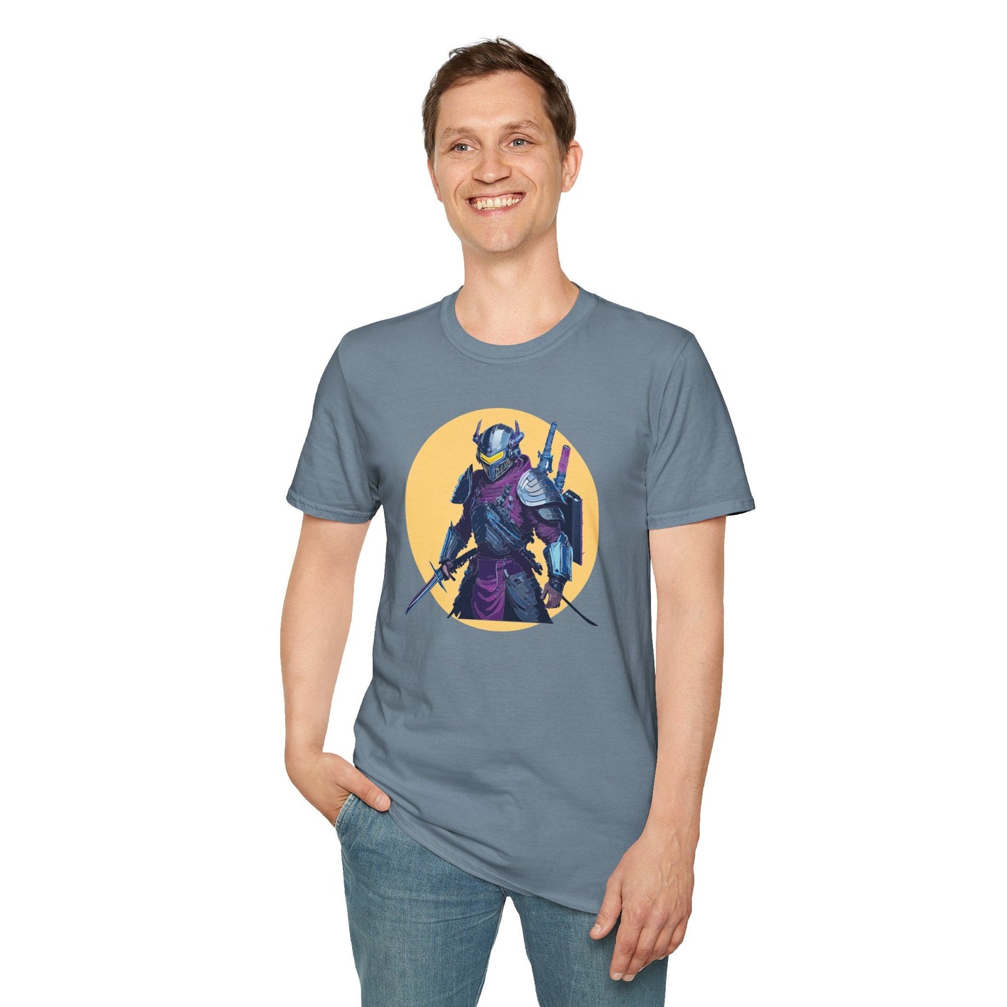Samurai Shirt Unisex T Shirt Softstyle Gildan 64000 Cotton Tee Breathable Comfortable