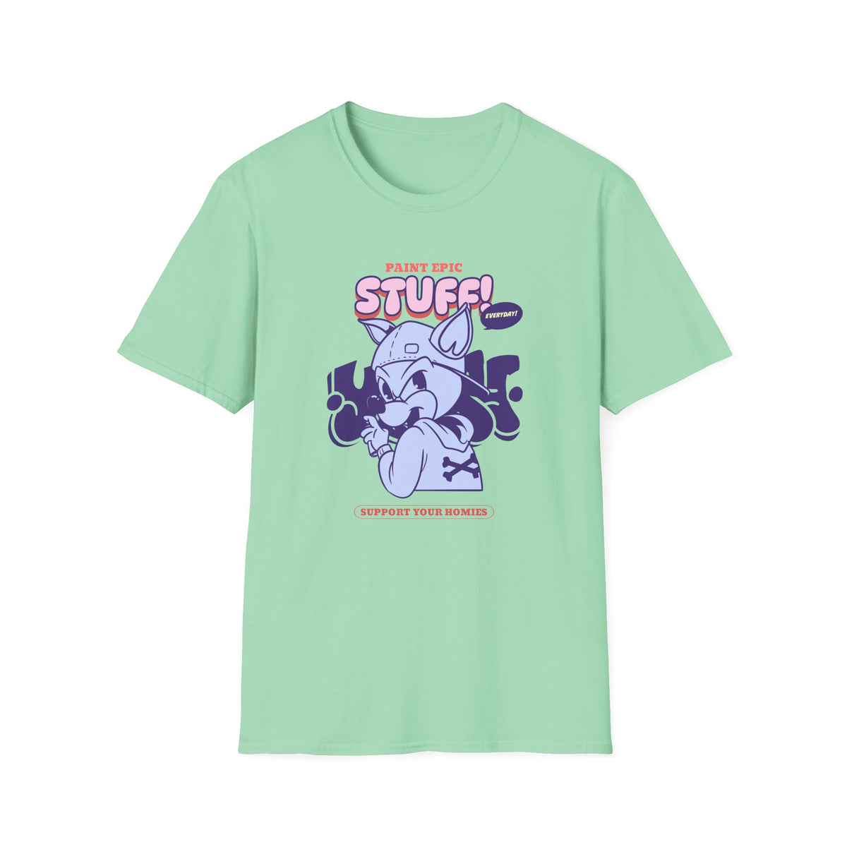 Funny Animals Cartoon Graphic Tee Gildan Unisex 100 Cotton Tee Shirt f303