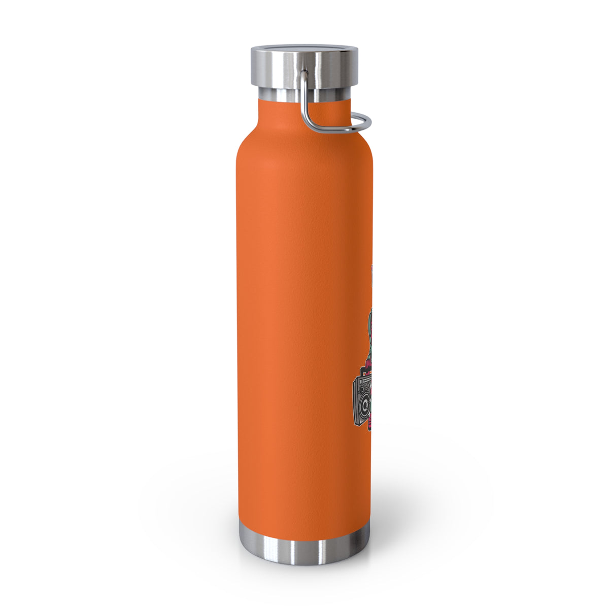 22oz Copper Insulated Water Bottle with Cartoon Design - CV44