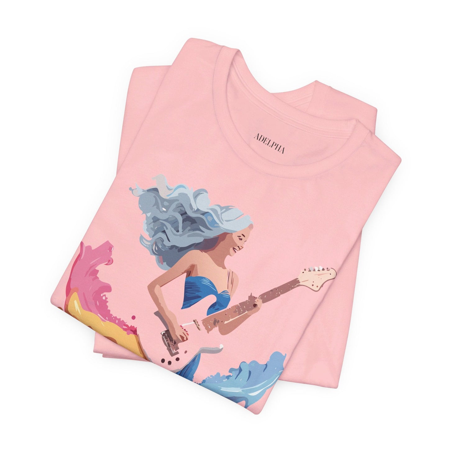 Music Graphic Tee Unisex Short Sleeve Shirt With Vintage Inspired Artwork From Adelpha