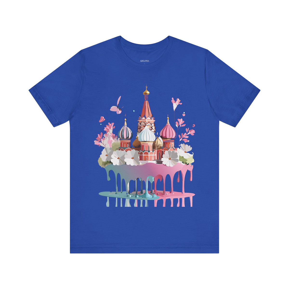 Graphic Unisex Cotton Bella+Canvas Tee Shirt with Moscow