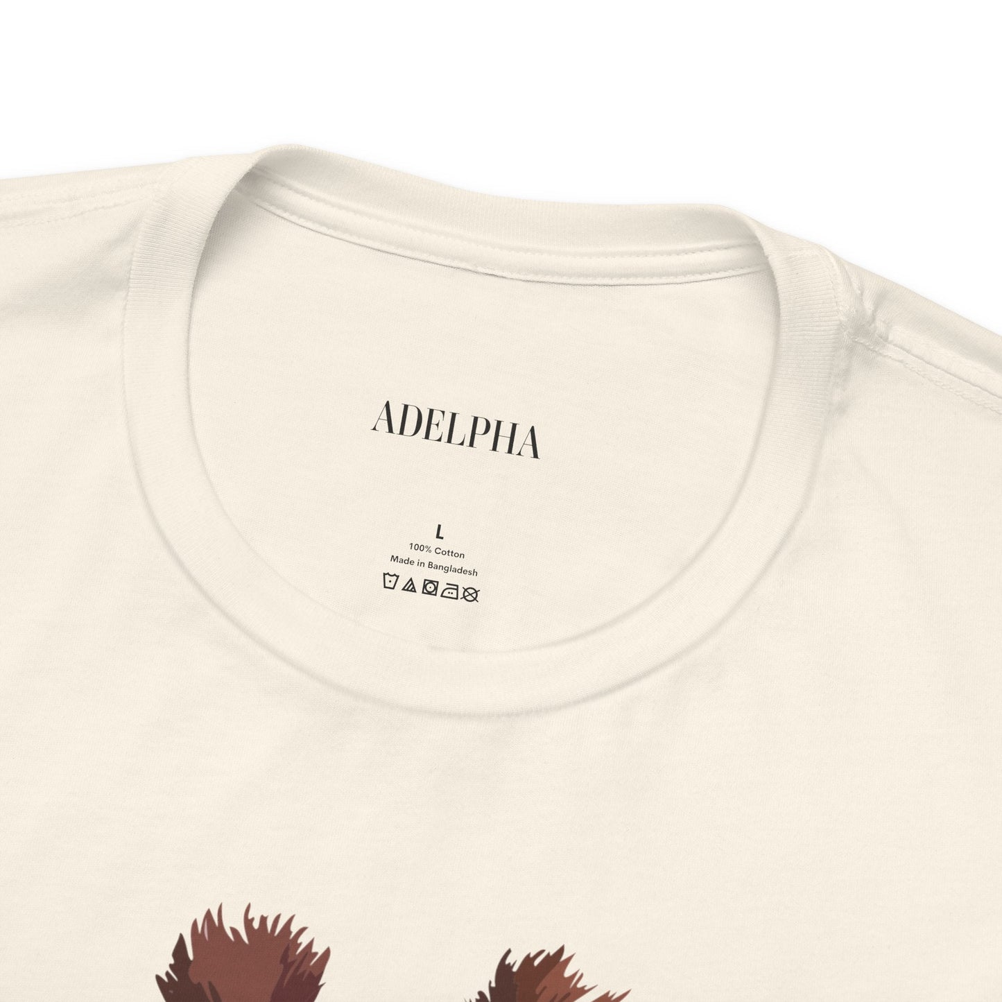 Adelpha Giraffe Graphic Tee Unisex Short Sleeve Art Design Shirt Vintage Inspired Artwork