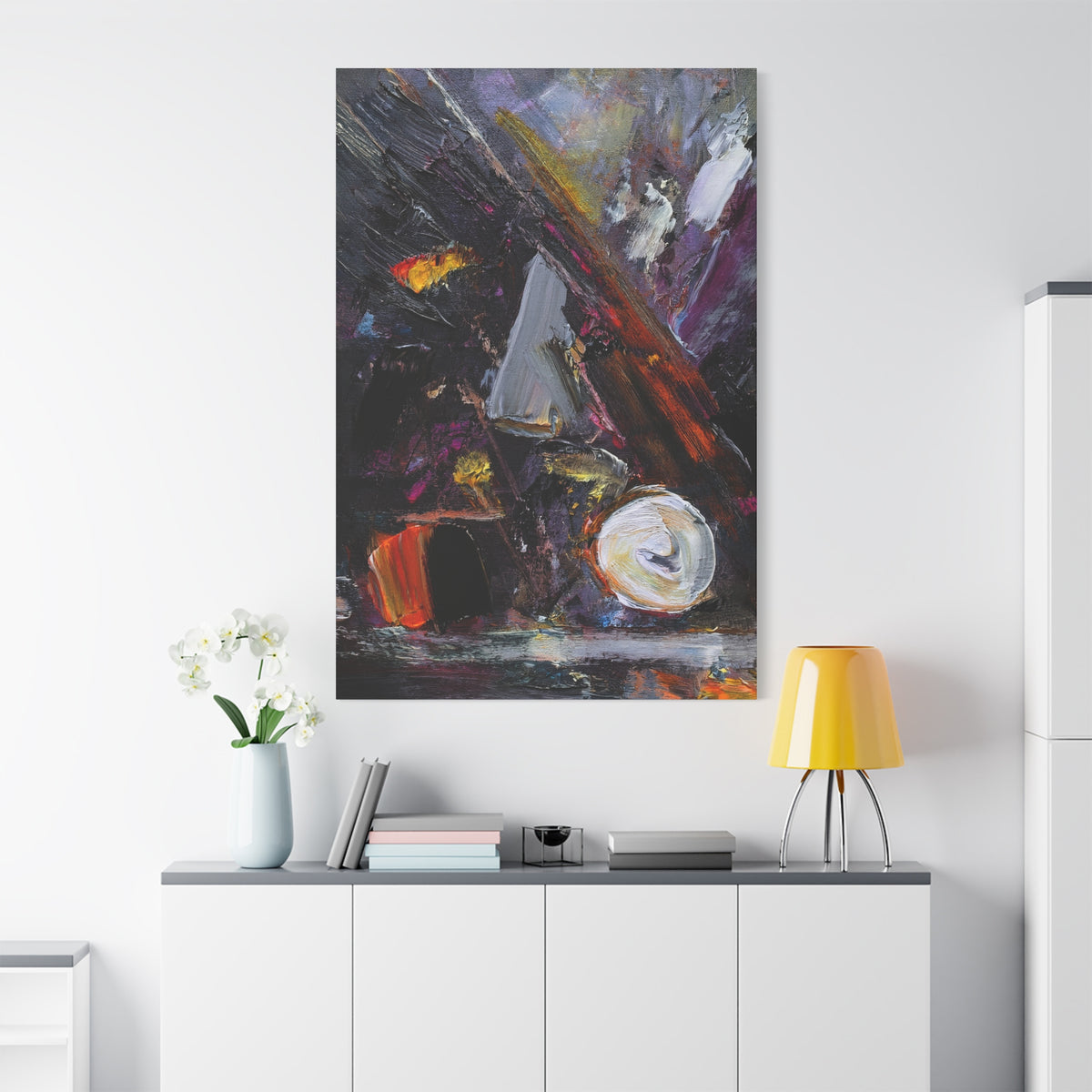 Abstract Oil Painting Print Canvas 20x24,20x30,24x30 24x32,24x36,30x40 32x48,36x48,40x60 Pine-Wood Inner Frame ABS-73