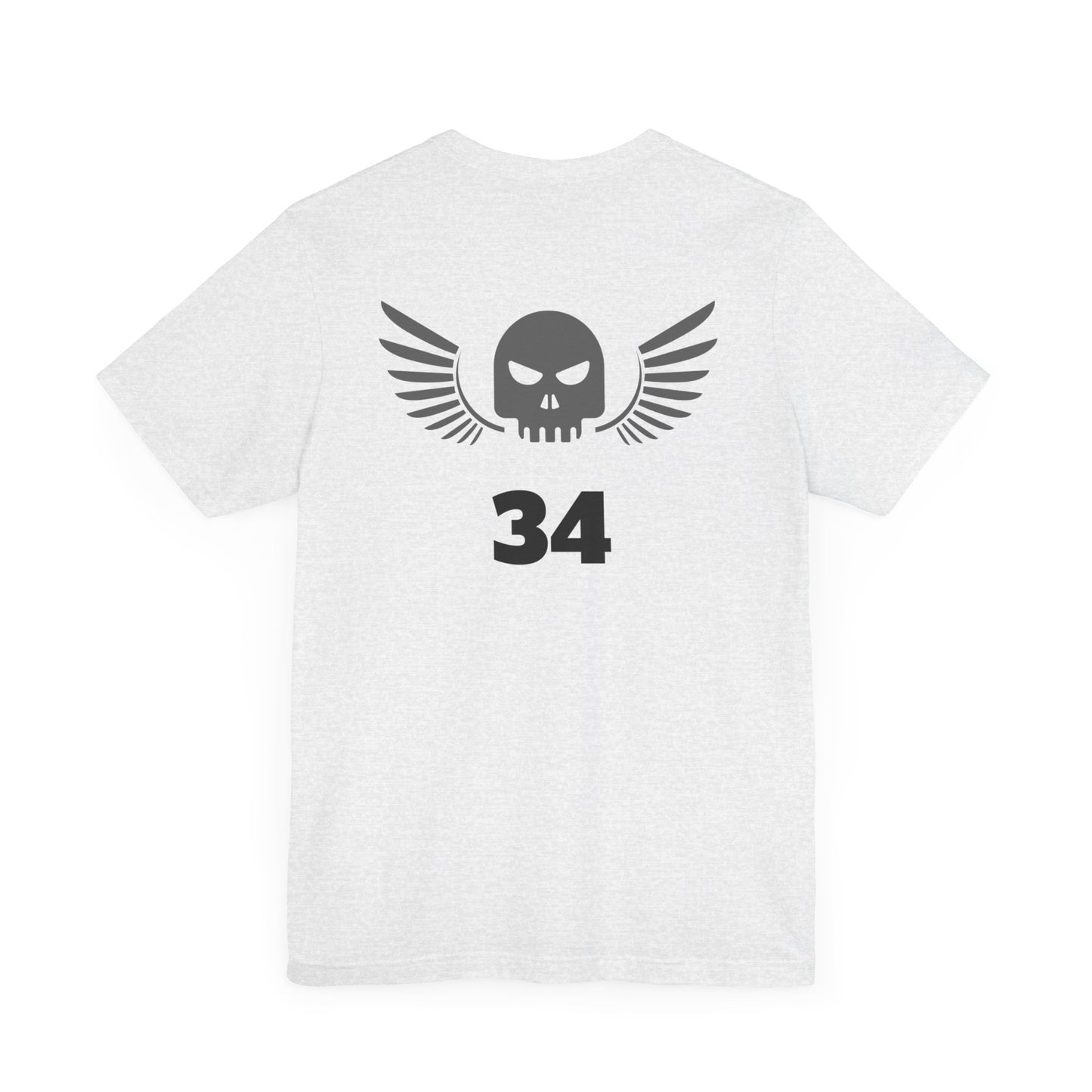 Unisex Cotton Tee Shirt with Skull