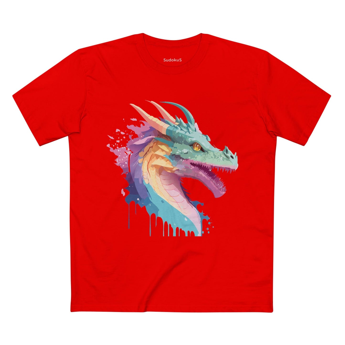 Dragon Graphic Unisex 100 Cotton Staple Tee 5