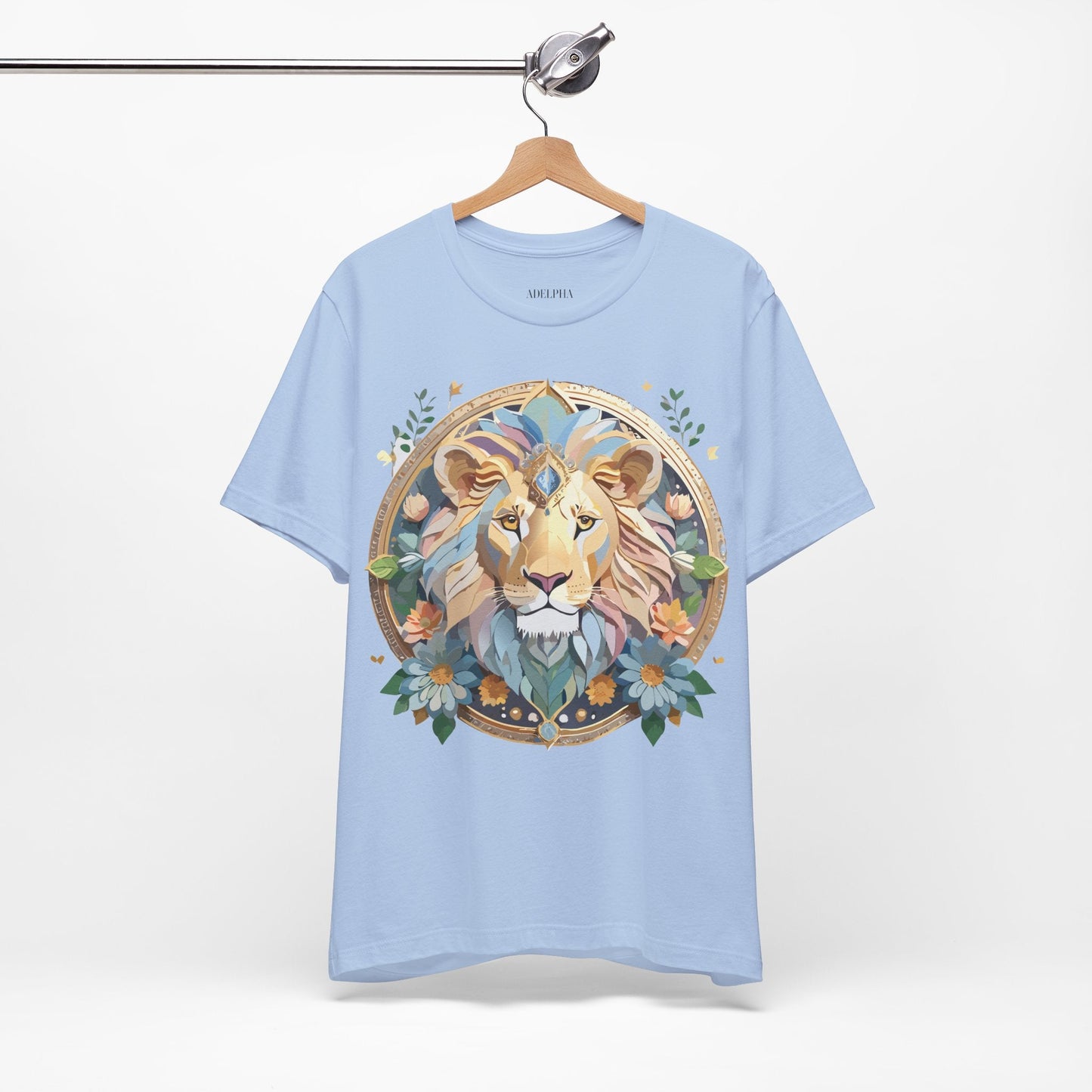 Medallion Graphic Unisex 100 Cotton Vintage Animal Medal Artwork Tee 3