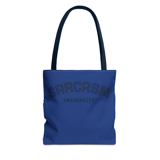 University NAVY COLOR CANVAS BAG  100% SPUN POLY 3 SIZES BLUE BAG-C2