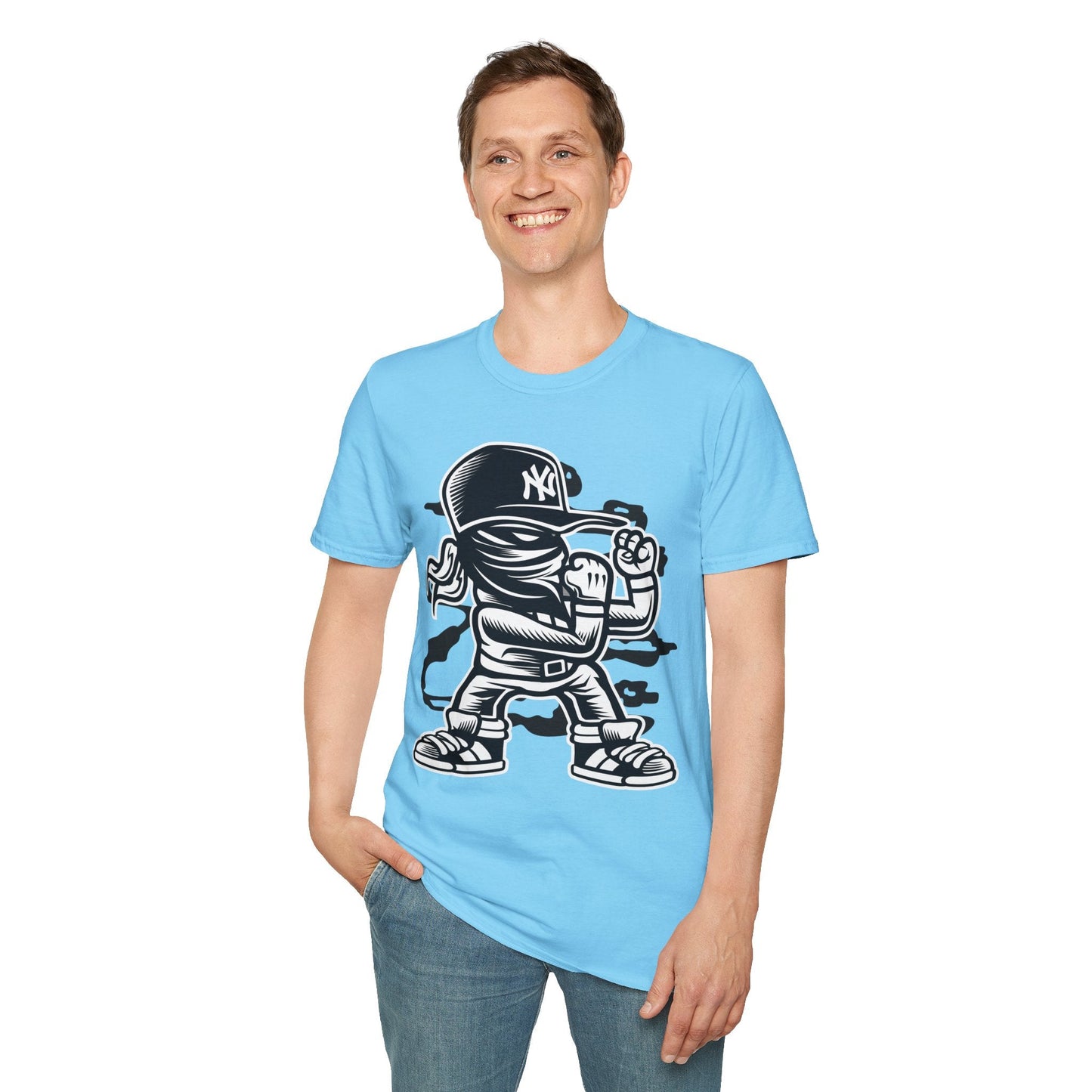Cartoon T Shirt Animation T Shirt Funny Tee Shirt Unisex Softstyle Cotton Tee Gildan 64000