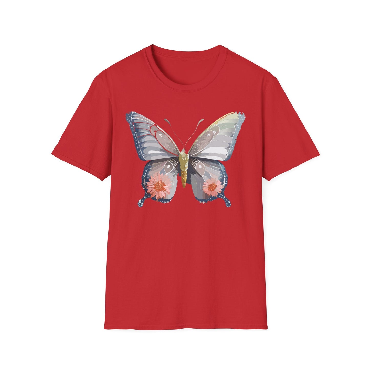 Butterfly Shirt Unisex T Shirt 100 Percent Ring Spun Cotton Softstyle Tee Monarch