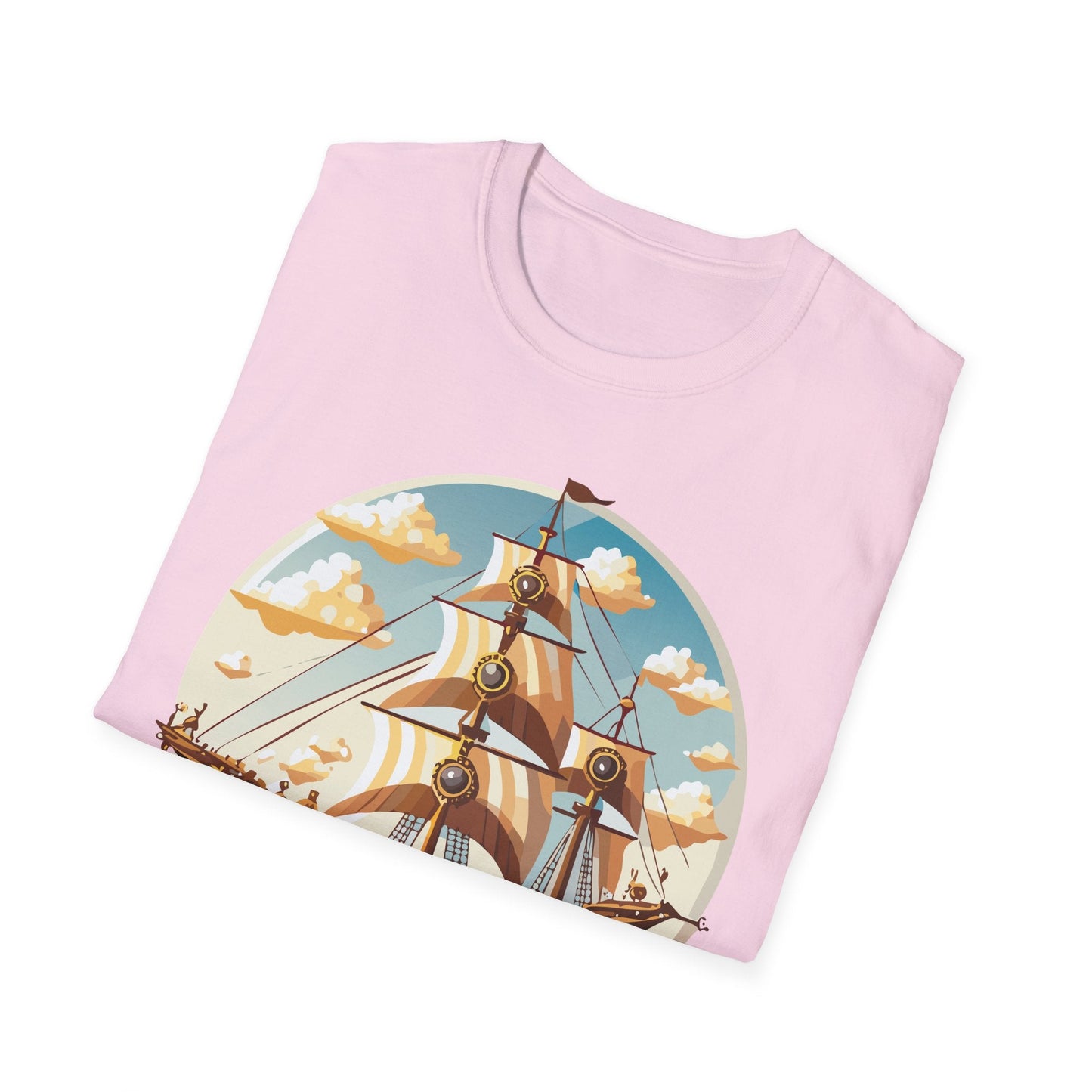 Ship T Shirt Frigate T Shirt Vessel Tee Gildan Softstyle 64000 Unisex Cotton Comfort