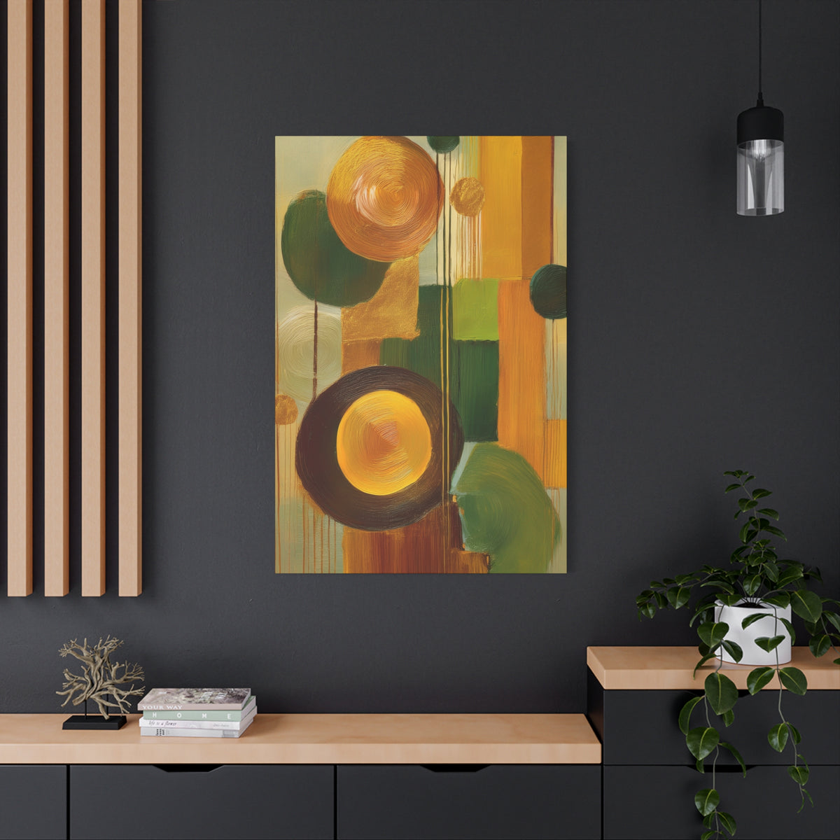 Abstract Geometric Painting Print Canvas 20x24,20x30,24x30 24x32,24x36,30x40 32x48,36x48,40x60 Pine-Wood Inner Frame ABS-58