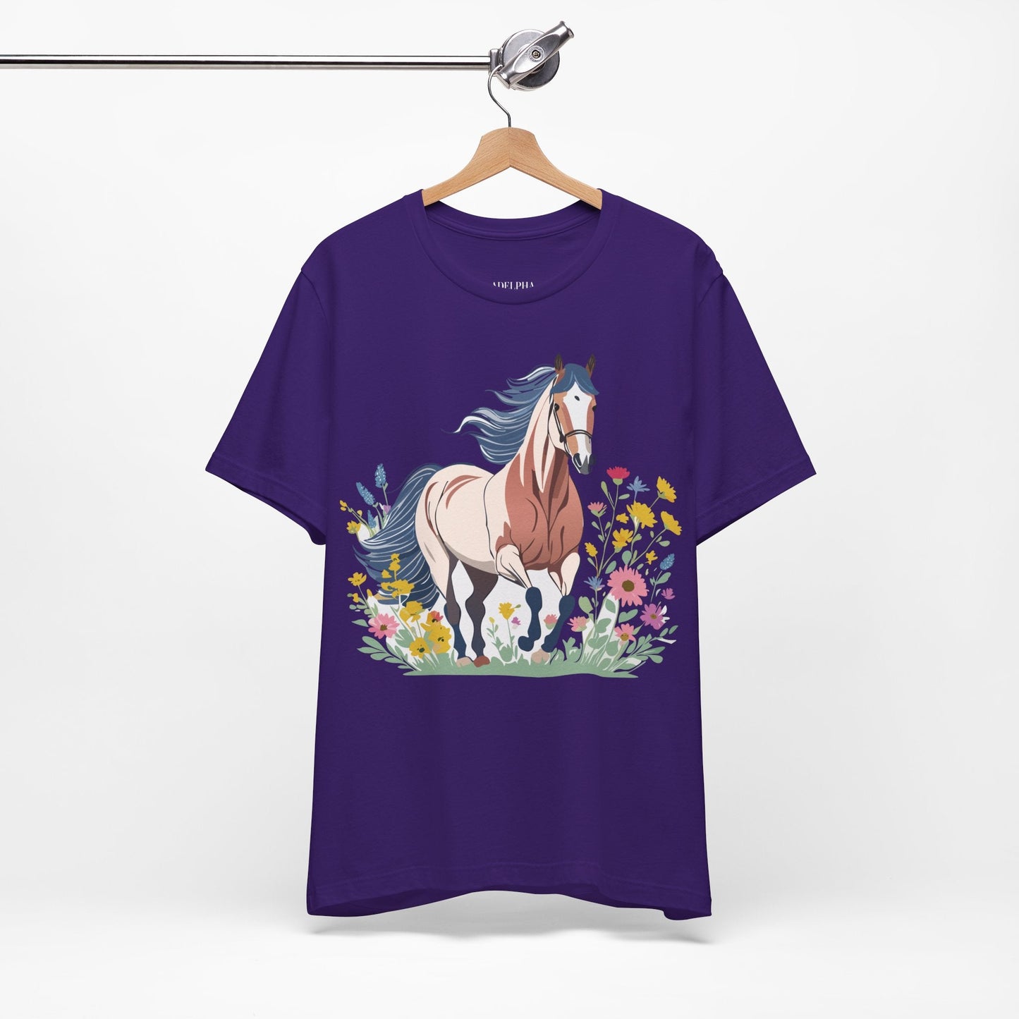 Horse Graphic Unisex 100 Cotton Vintage Animal Art T-Shirt 10