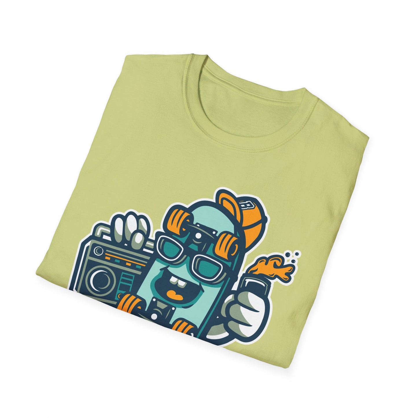 Cartoon Animation T Shirt Unisex Funny Tee Gildan Softstyle 64000 Ring Spun Cotton