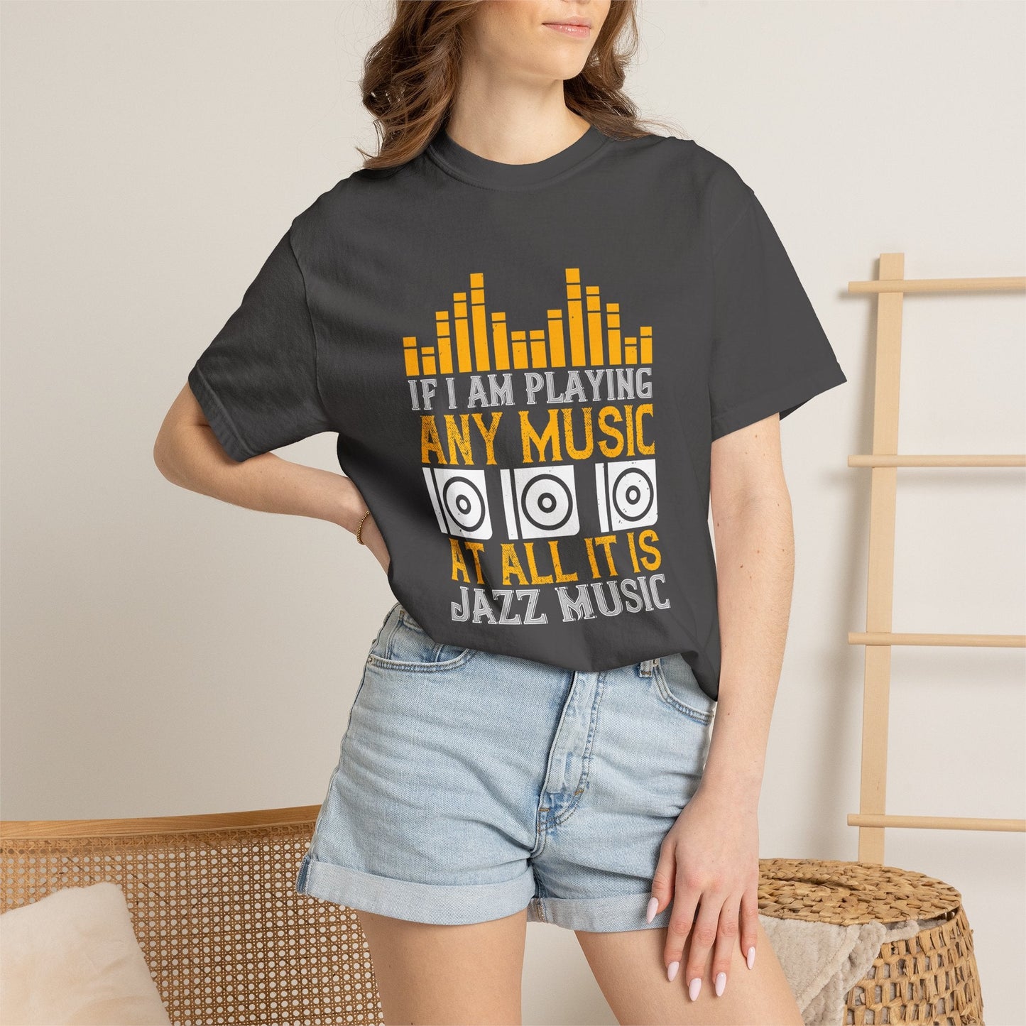 Music Graphic Design Unisex Cotton T-shirt m17