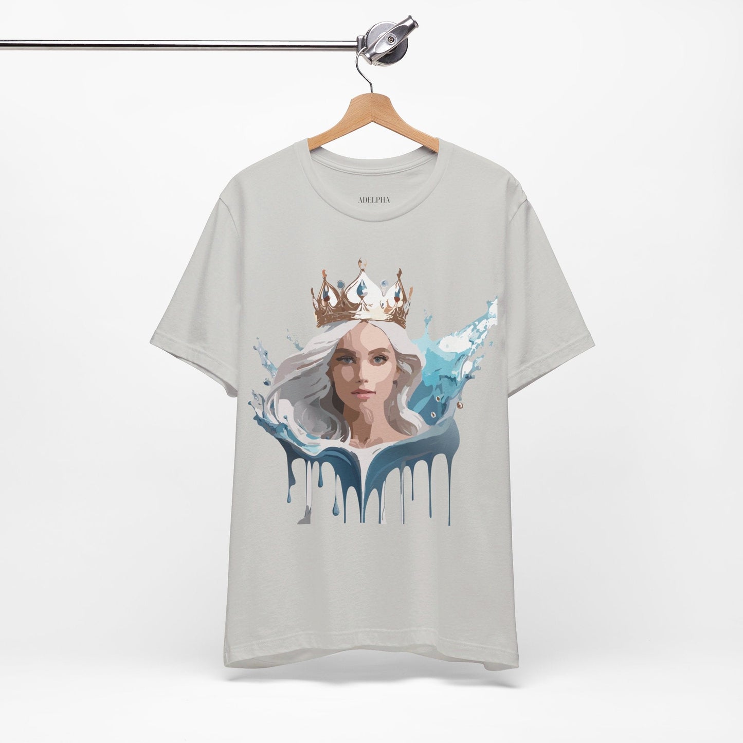 Queen Graphic T Shirt By Adelpha Unisex Jersey Short Sleeve Vintage Inspired Art Tee
