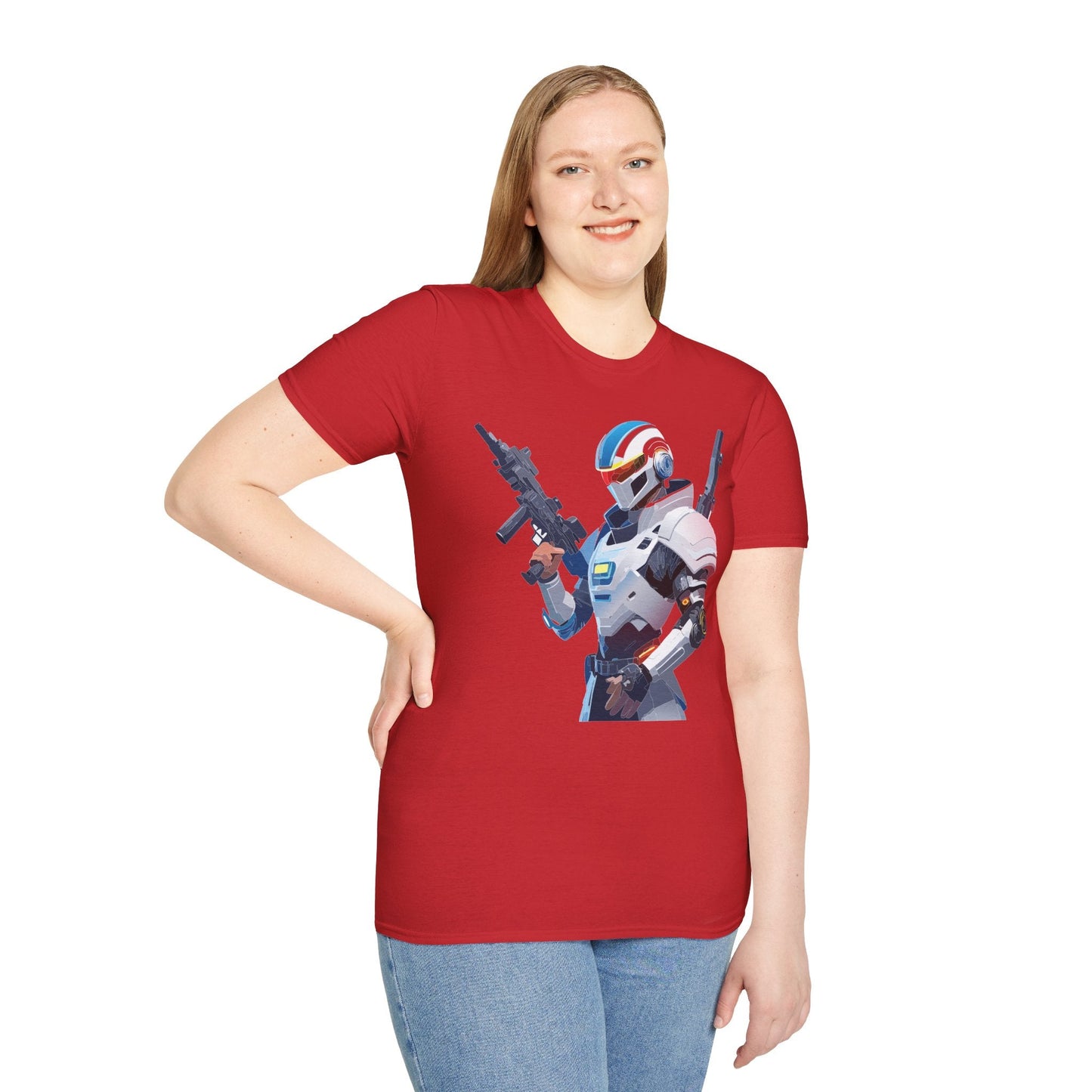 Robocop Graphic Unisex Cotton With Cyber Man Artwork Tee 2