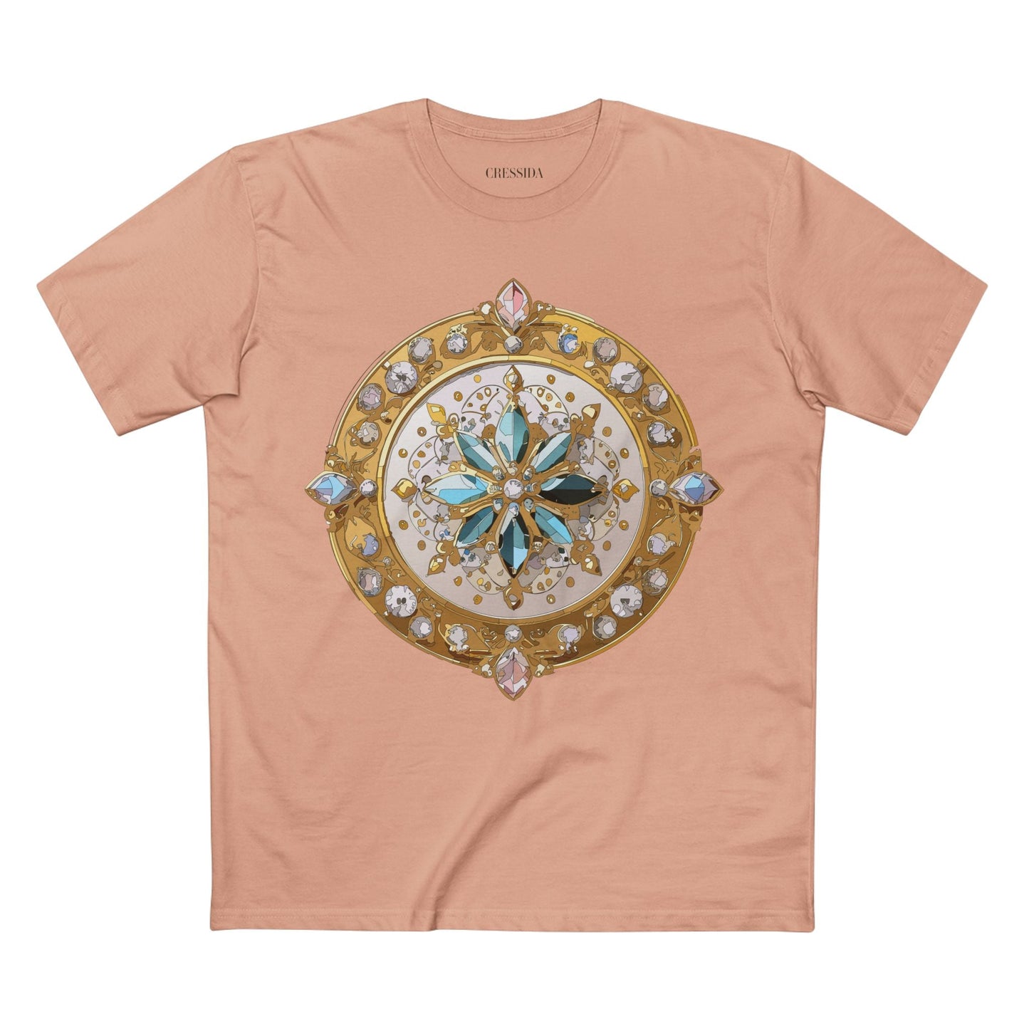 Medallion Graphic T-Shirt Unisex 100 Cotton With Gold Art Design Medal Tee 10