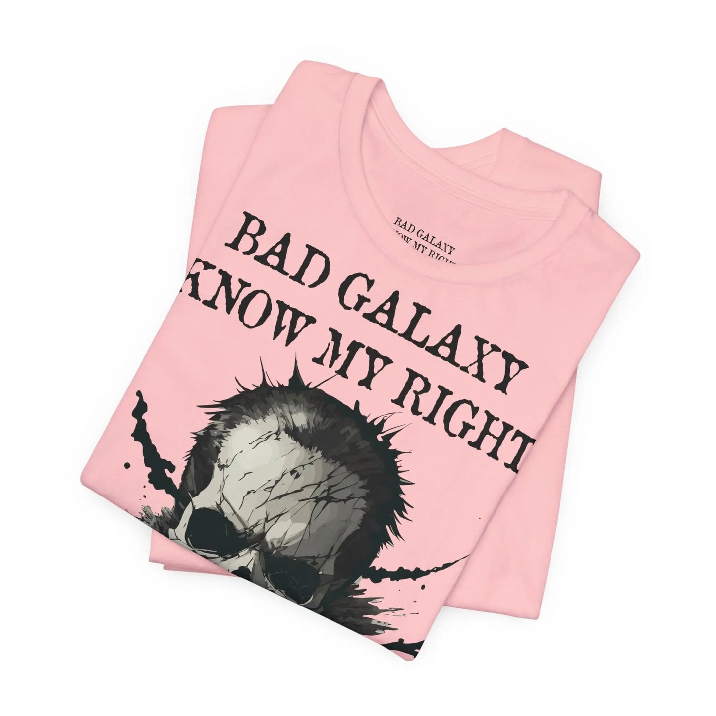 Skull T Shirt From Bad Galaxy Made To Order Cotton Tee With Eco Friendly Inks USA