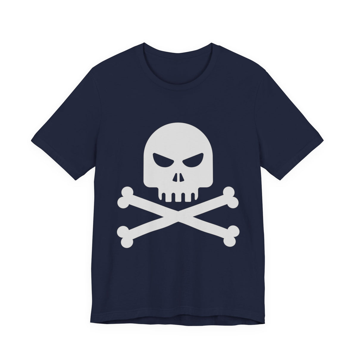 Camiseta unisex de algodón con calavera