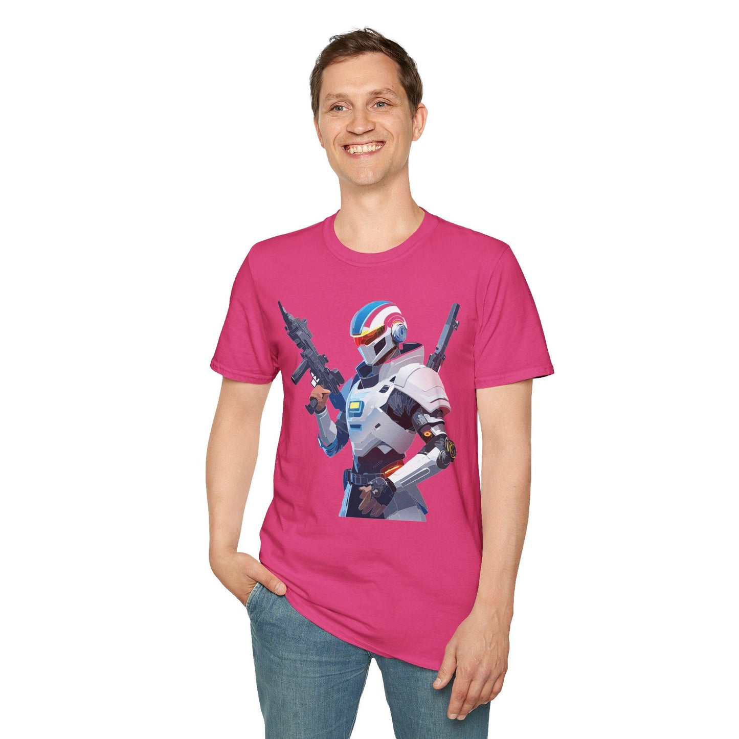 Robocop Graphic Unisex Cotton With Cyber Man Artwork Tee 2