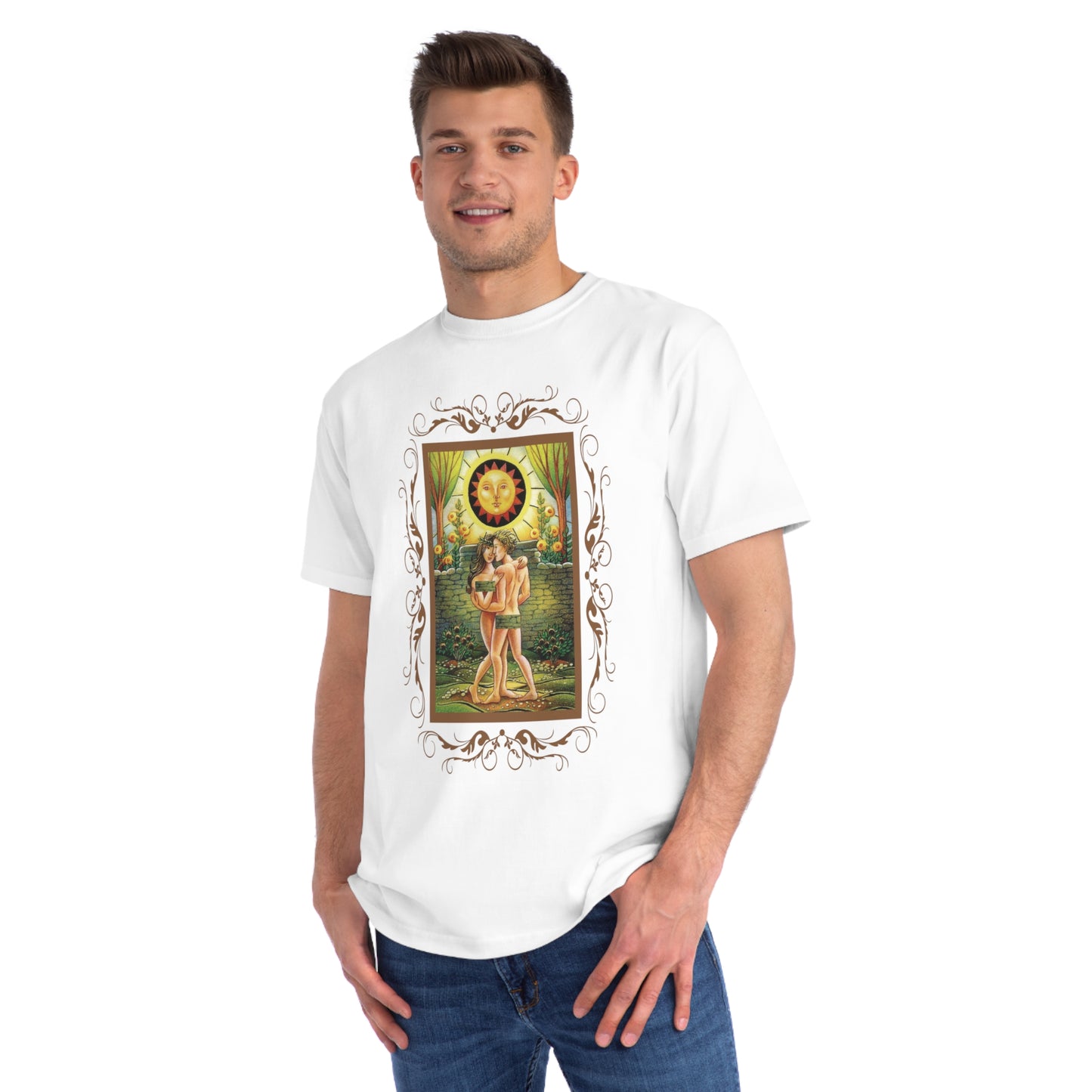 Camiseta unisex de algodón orgánico con cartas del tarot