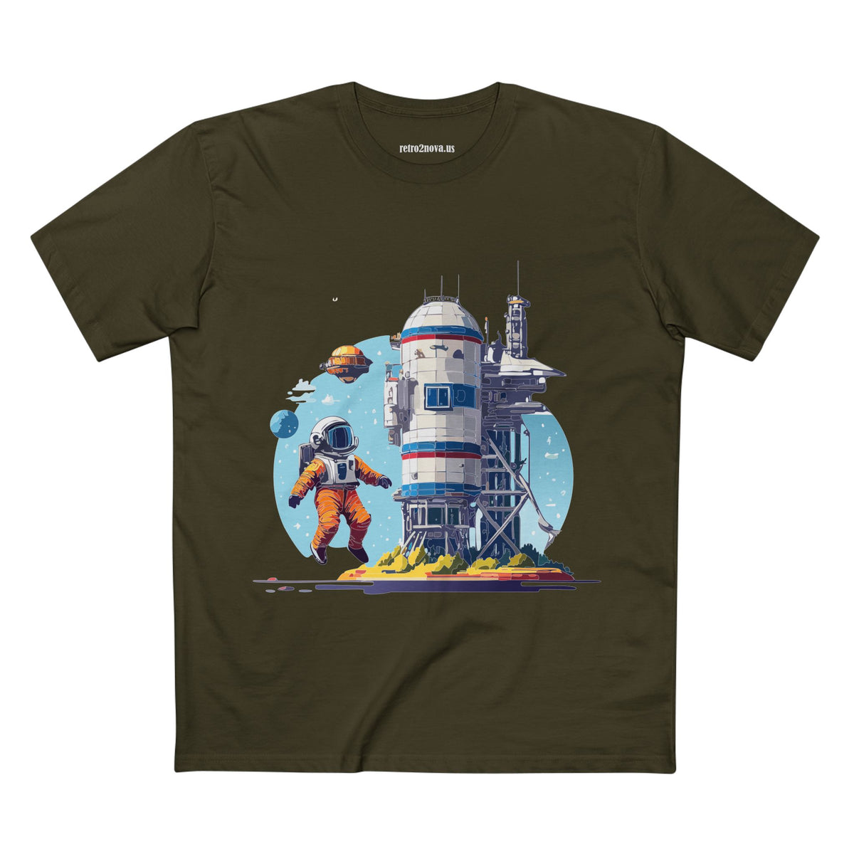 Cosmos Astronaut Graphic Tee Staple Unisex 100 Cotton Tee Shirt - CS-8