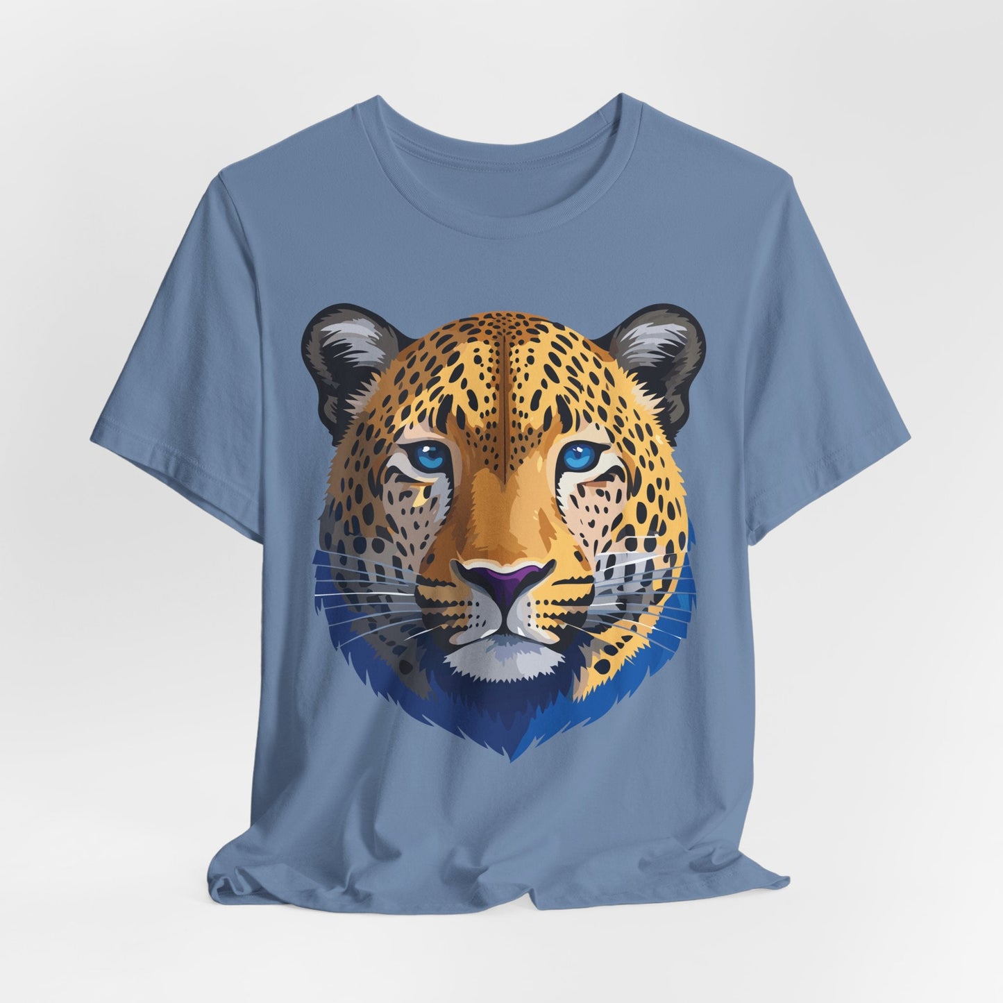 Unisex Animal Graphic Tee Shirt With Wildlife Art Design For Everyday Comfort Short Sleeve