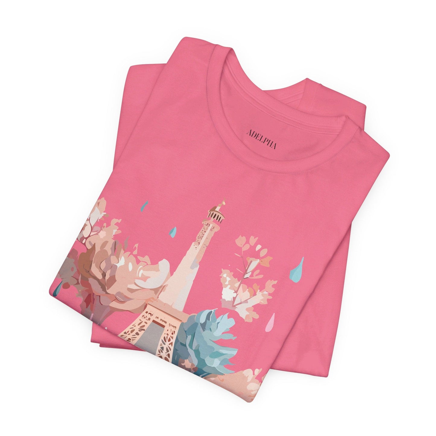 Paris Tourist Shirt Graphic Tee Unisex Vintage Inspired Art Adelpha Premium Quality