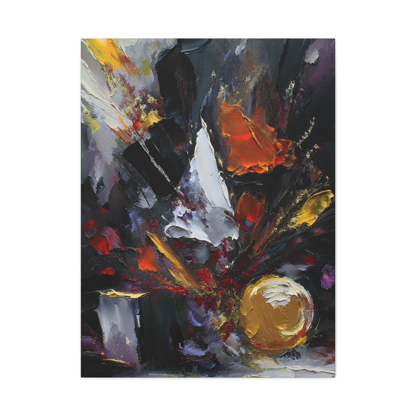 Abstract Oil Painting Print Canvas 20x24,20x30,24x30 24x32,24x36,30x40 32x48,36x48,40x60 Pine-Wood Inner Frame ABS-74