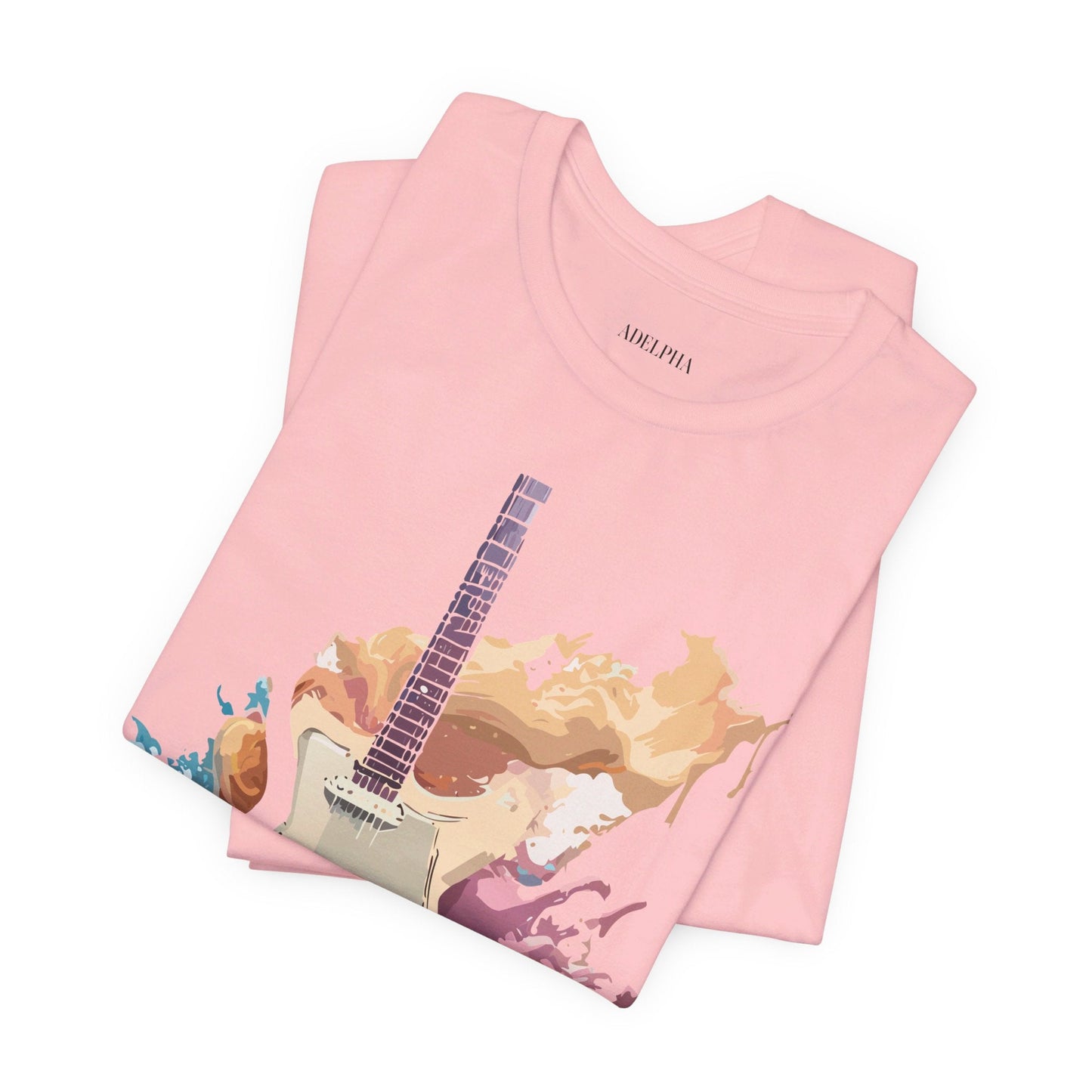 Adelpha Graphic Music T Shirt Unisex Vintage Inspired Art Tee With Original Artwork
