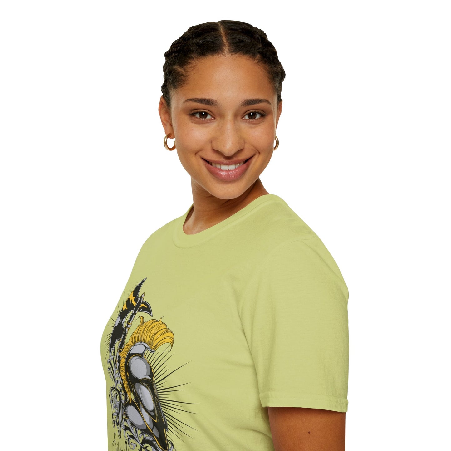 Unisex Art Graphic Shirt 100 Percent Ring Spun Cotton Softstyle Tee For Everyday Comfort And Style