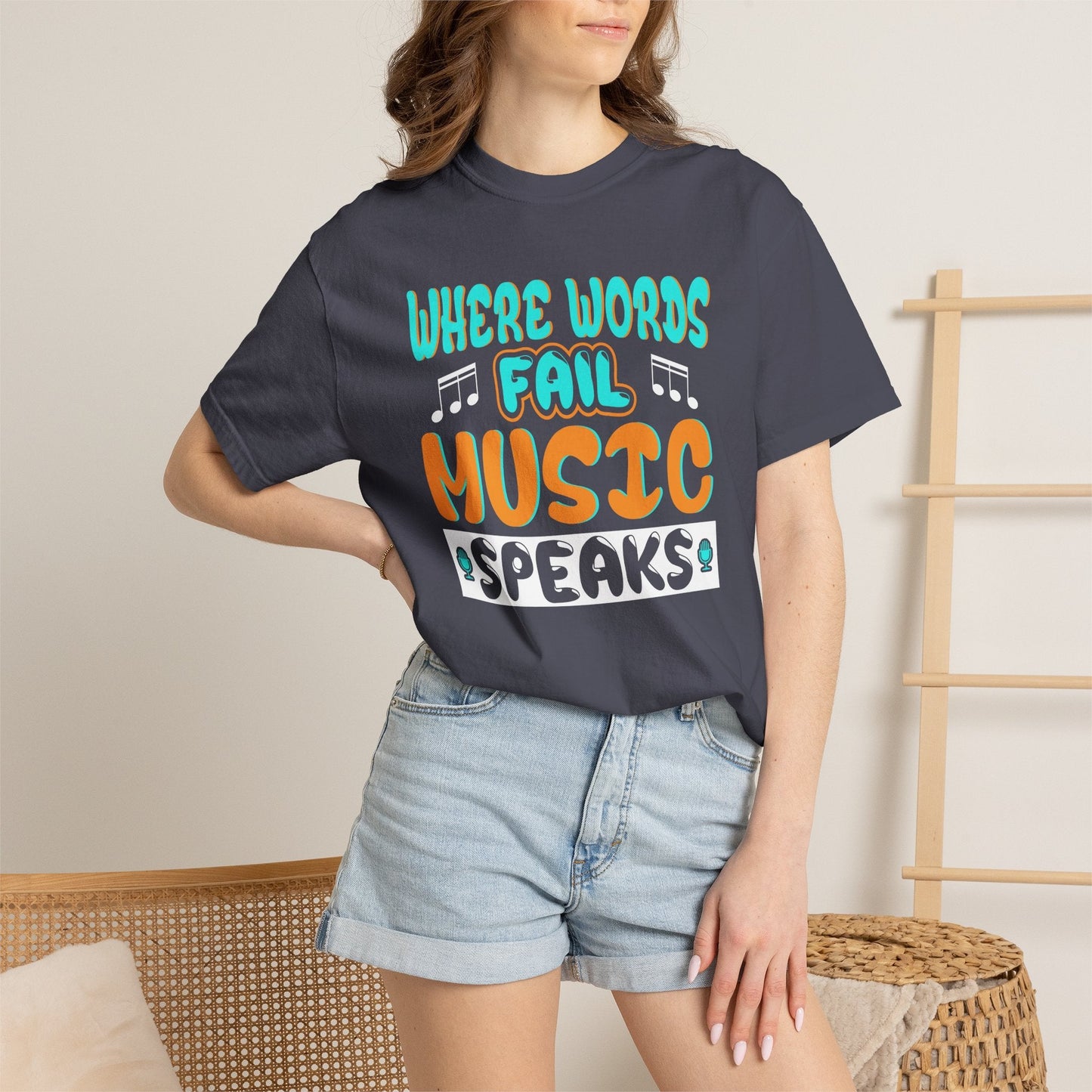 Music Graphic Design Unisex Cotton T-shirt 084