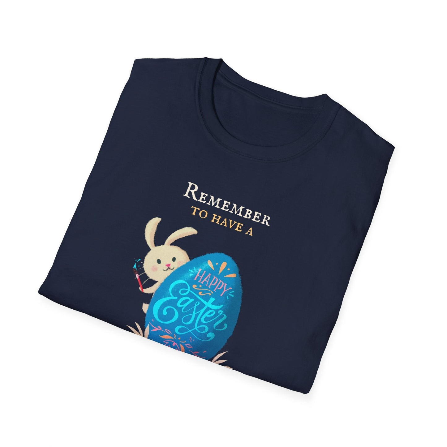 Easter Bunny Egg T Shirt Unisex Softstyle Tee With Easter Signature Prints And Design