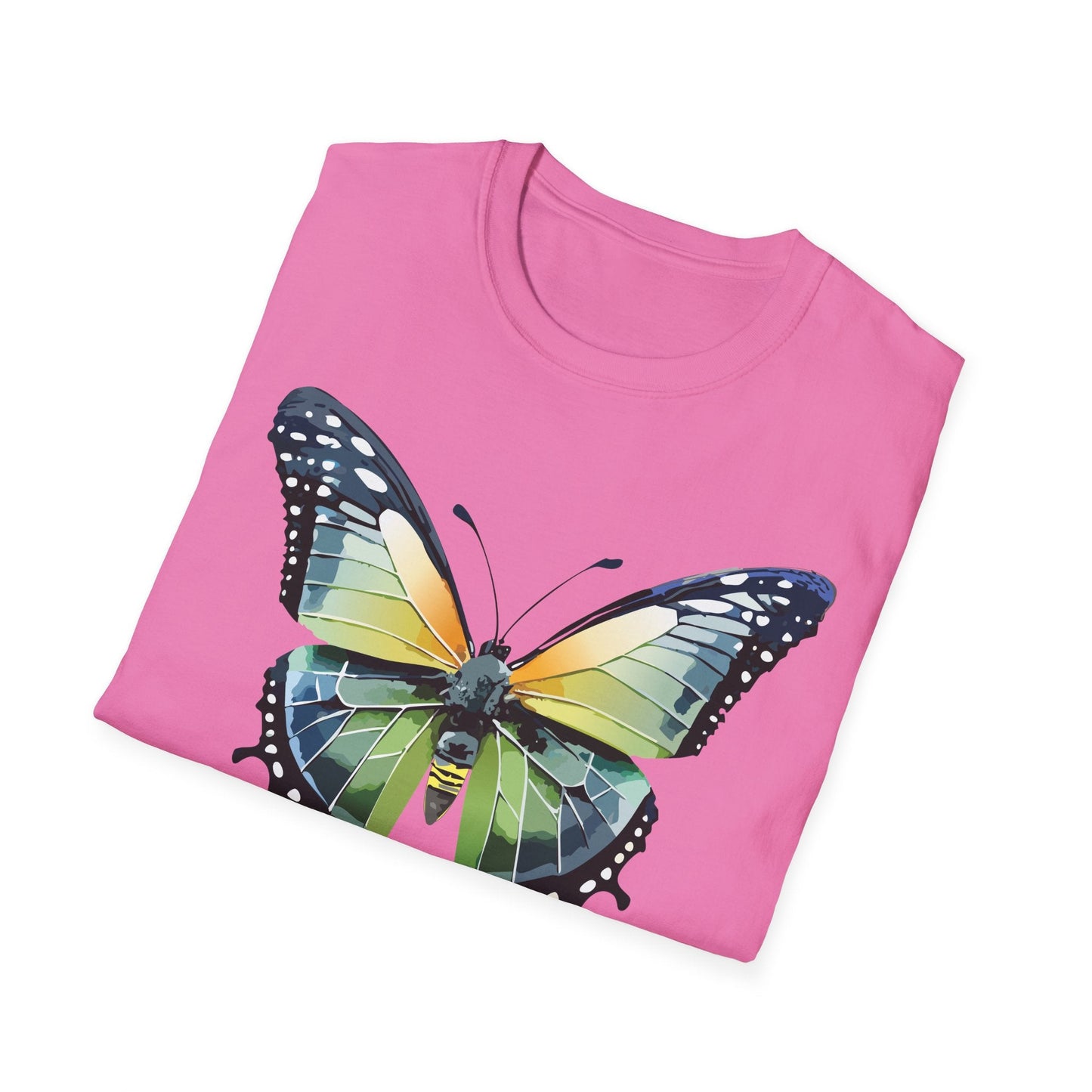 Butterfly Shirt Unisex Softstyle Gildan 64000 Monarch Butterfly Graphic Tee For Men And Women