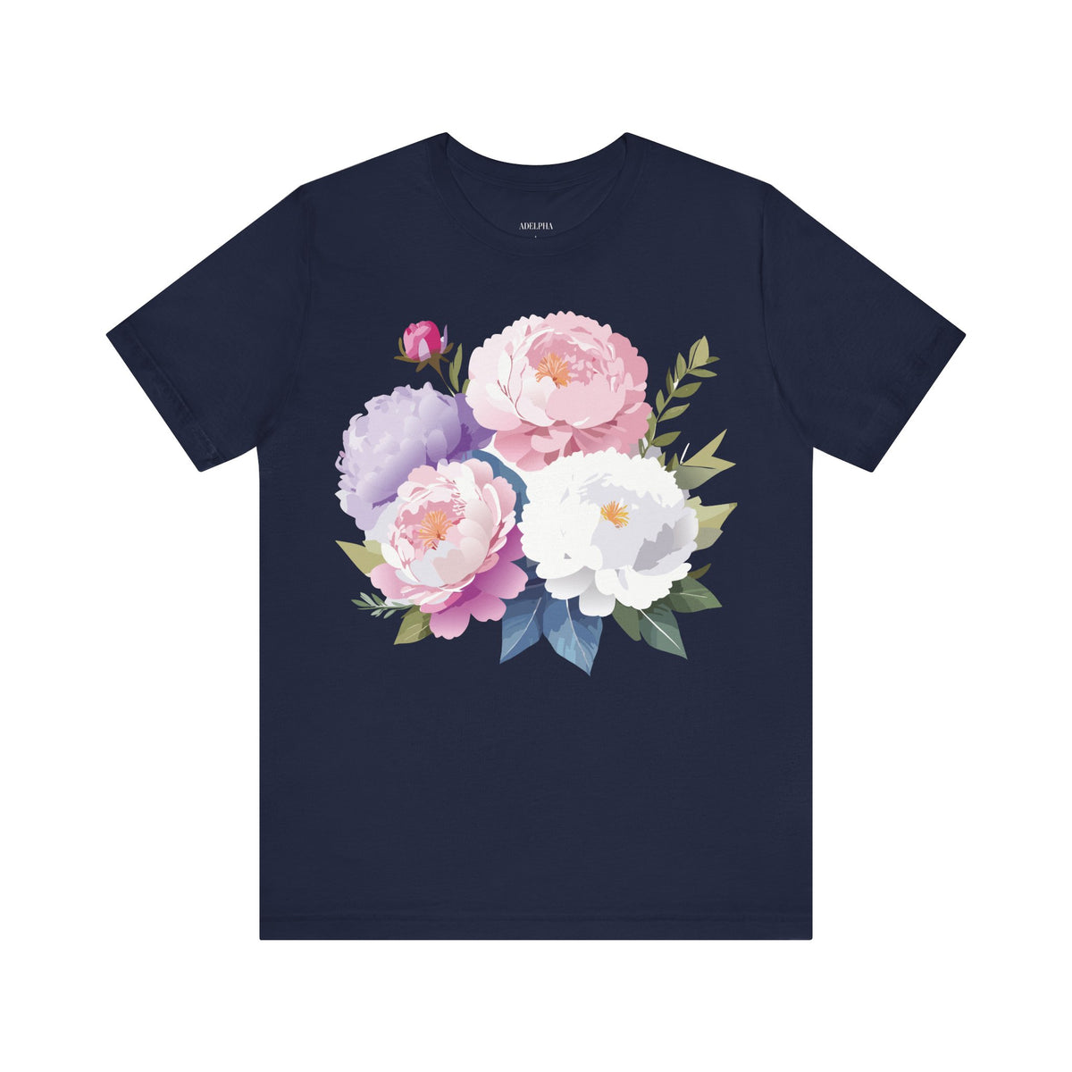 Floral Graphic Tee Shirt - Bella+Canvas Unisex 100 Cotton 36
