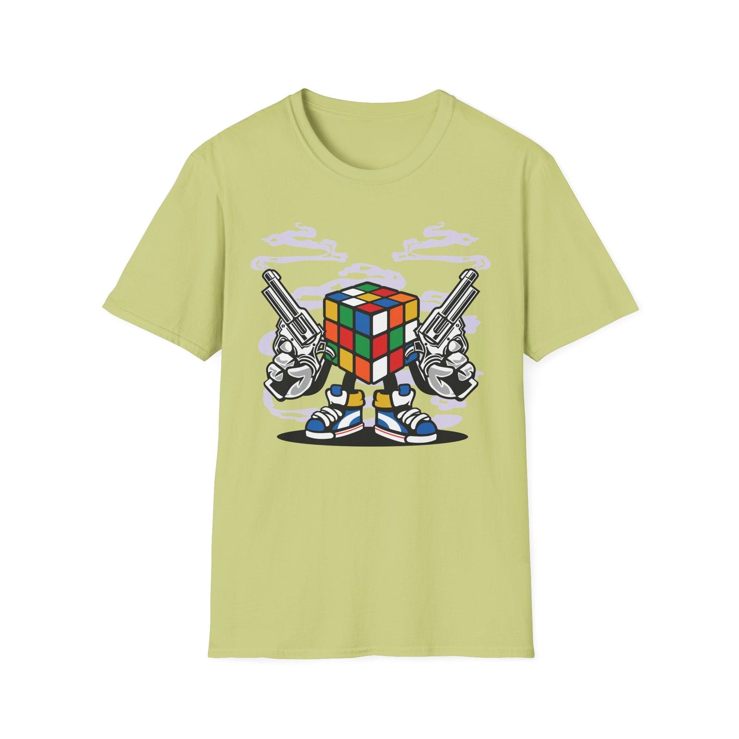 Cartoon Animation Funny T Shirt Gildan Softstyle 64000 Unisex Short Sleeve Cotton Tee