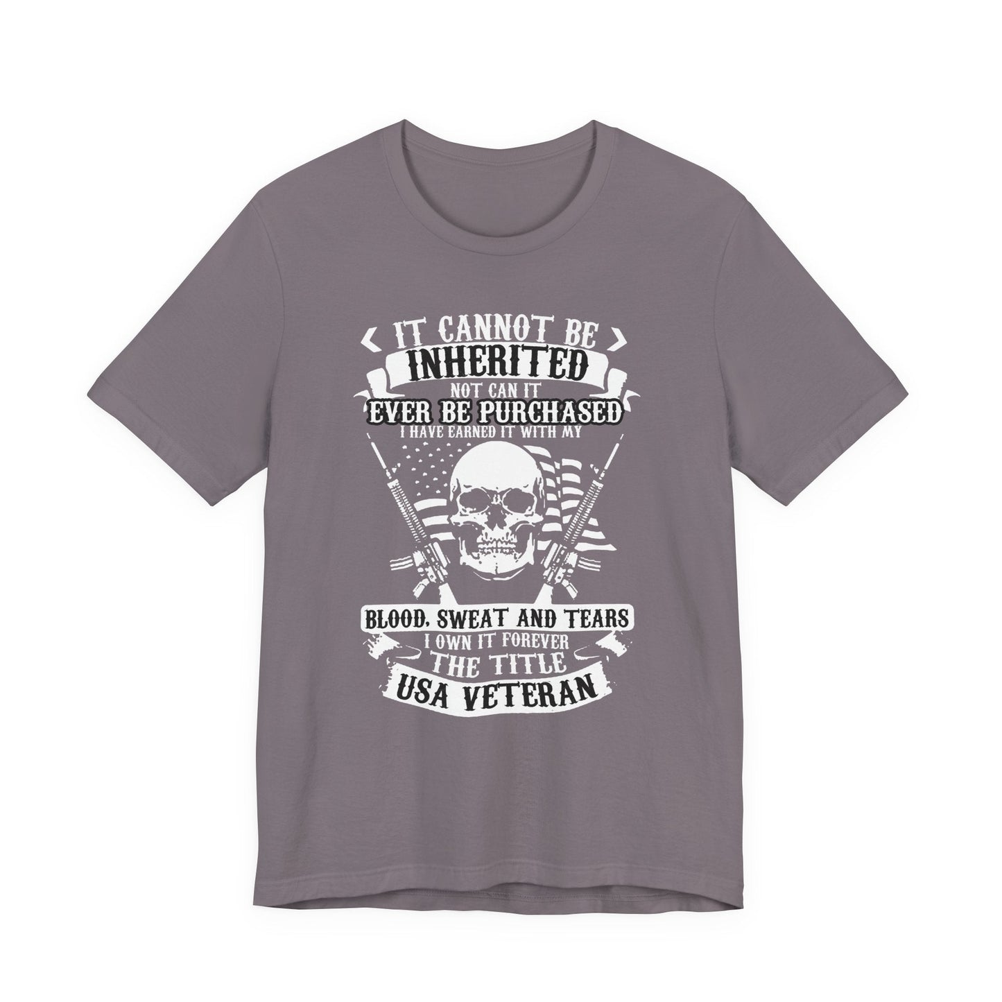 Army Veteran Patriotic Graphic Design Unisex Cotton T-Shirt v54