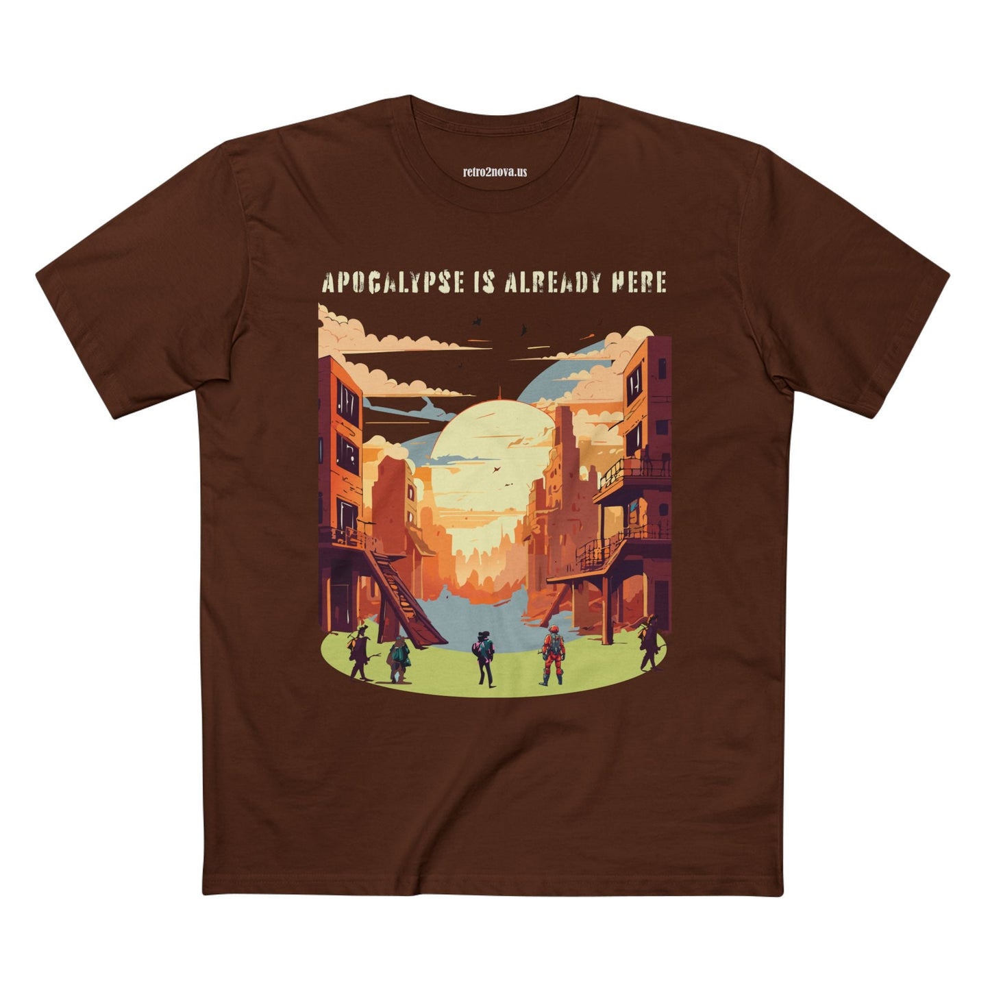Cataclysm Doomsday Shirt Unisex Premium Cotton Tee Original Art Design Retro2Nova