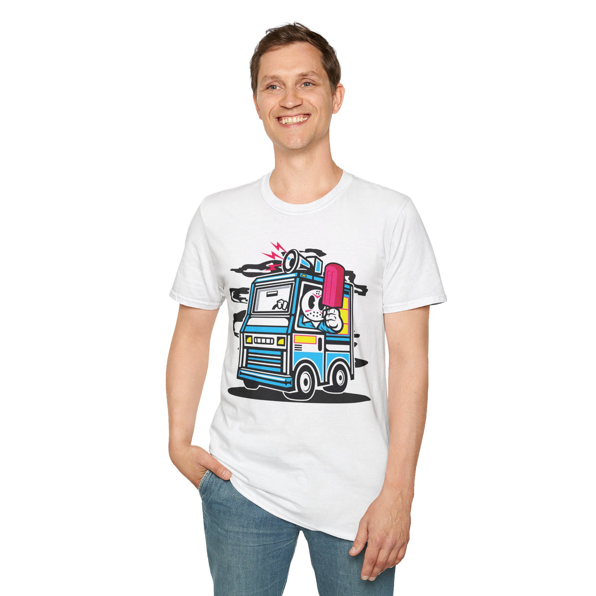 Funny Cartoon Animation Graphic Tee Gildan Unisex 100 Cotton Tee Shirt - 100