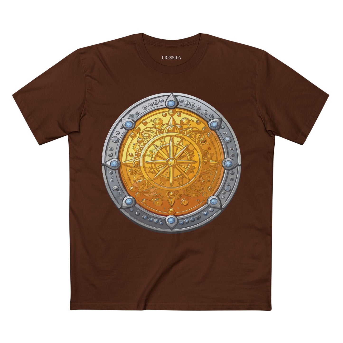Antique Gold Coin Graphic Design T-Shirt Unisex 100 Cotton With Golden Print Artwork Tee 9