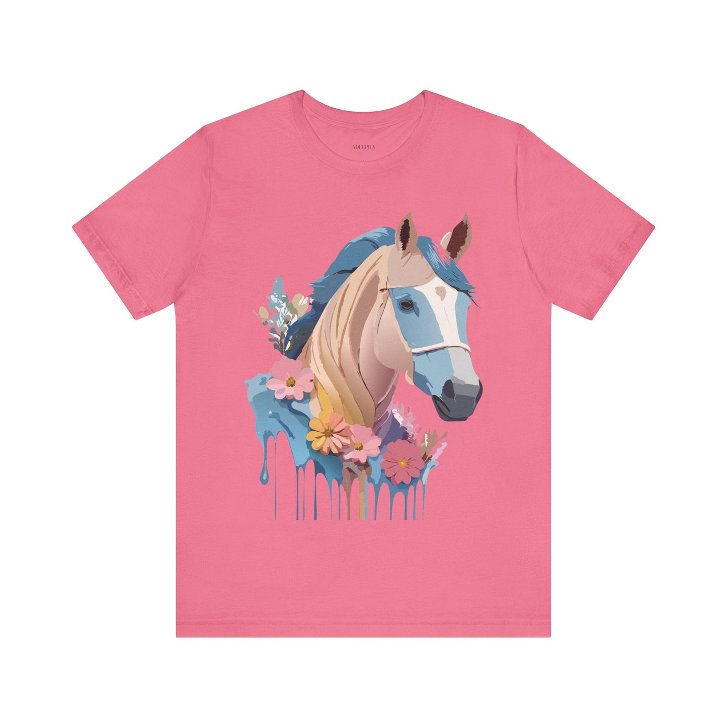 Horse Graphic Unisex 100 Cotton Vintage Animal Art T-Shirt 13