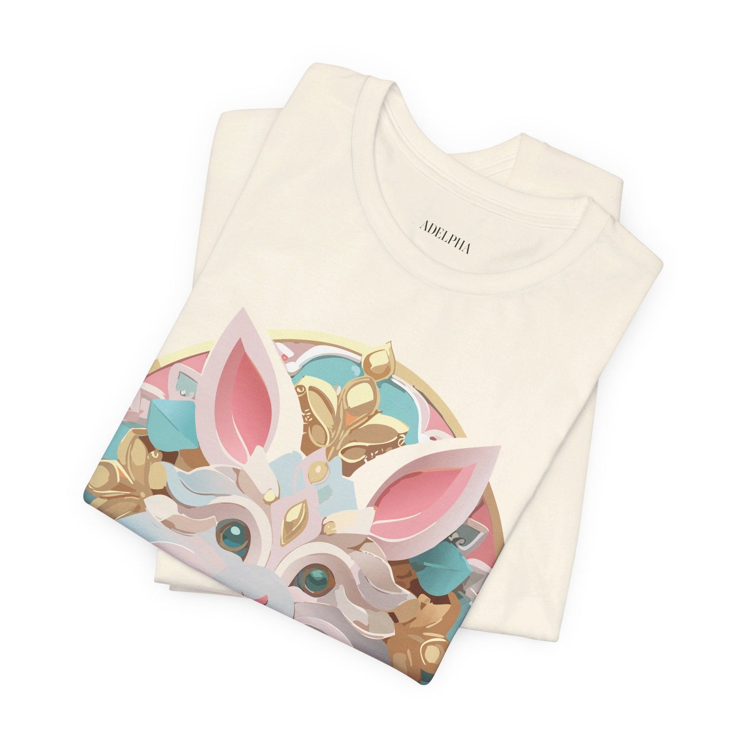 Medallion Graphic Unisex 100 Cotton Vintage Animal Medal Artwork Tee 88