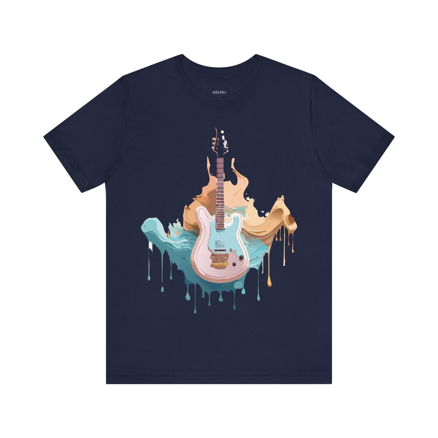 Music Graphic Unisex 100 Cotton Vintage Art with Musical Elements Tee 51