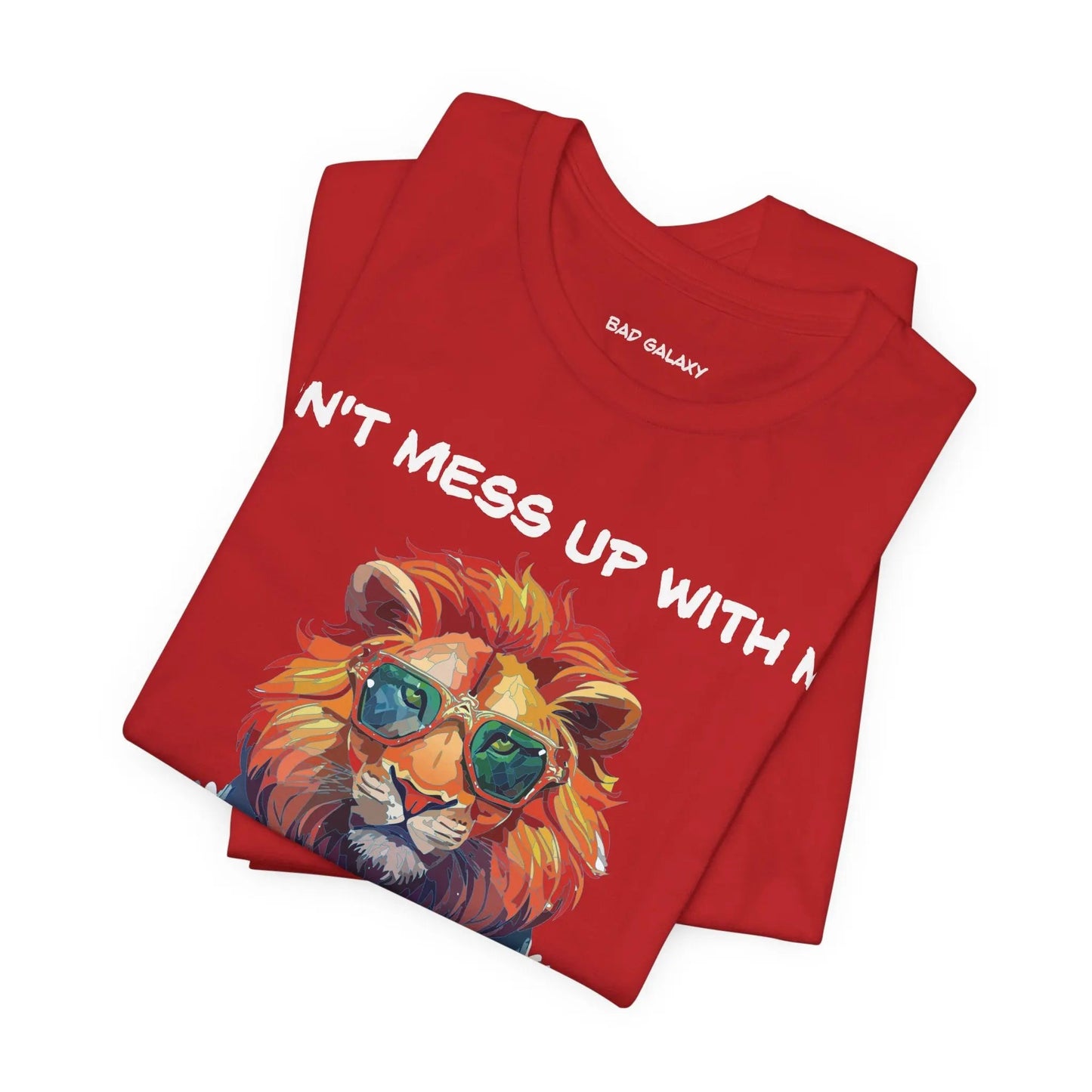 Bad Galaxy Animal T Shirt Made To Order 100 Percent Cotton Tee With Eco Friendly Inks Designed In US